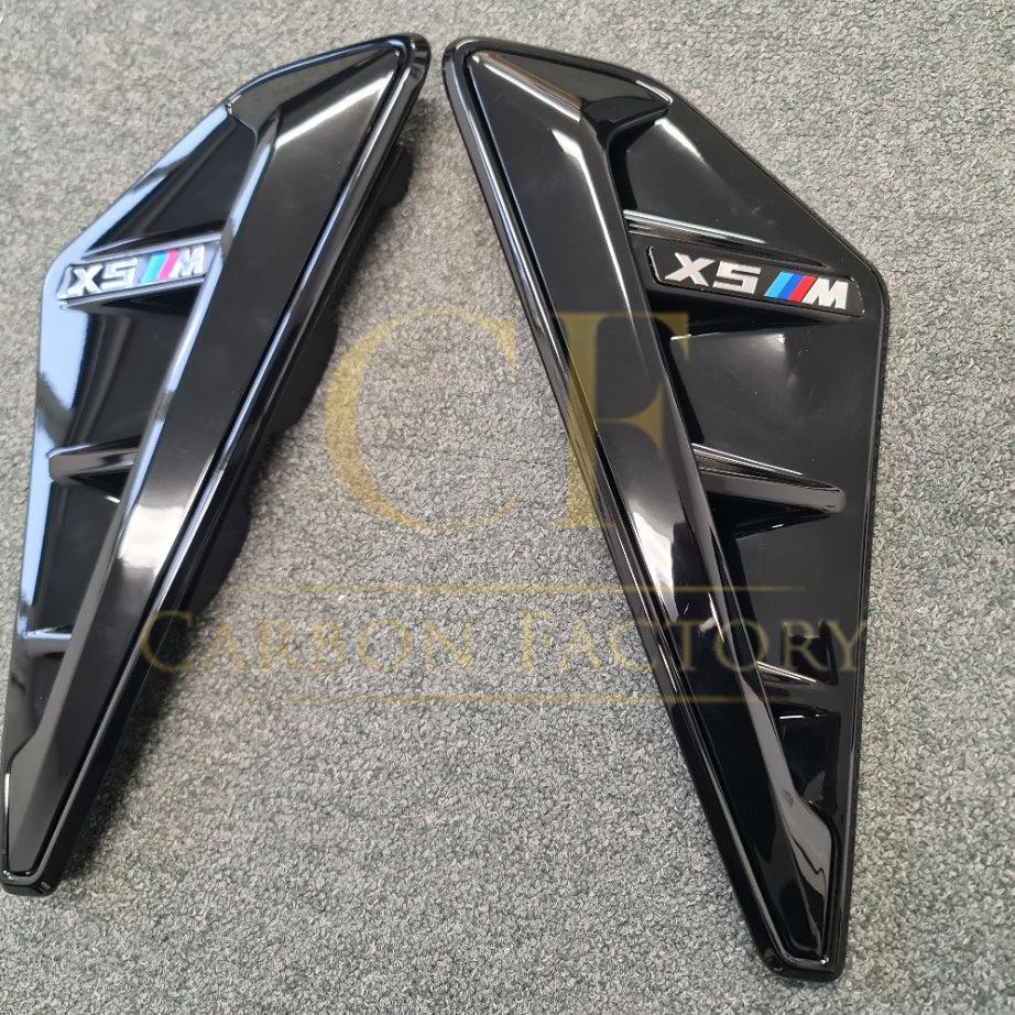BMW G05 X5 Gloss Black Side Vent Fender Trims 19-Present-Carbon Factory