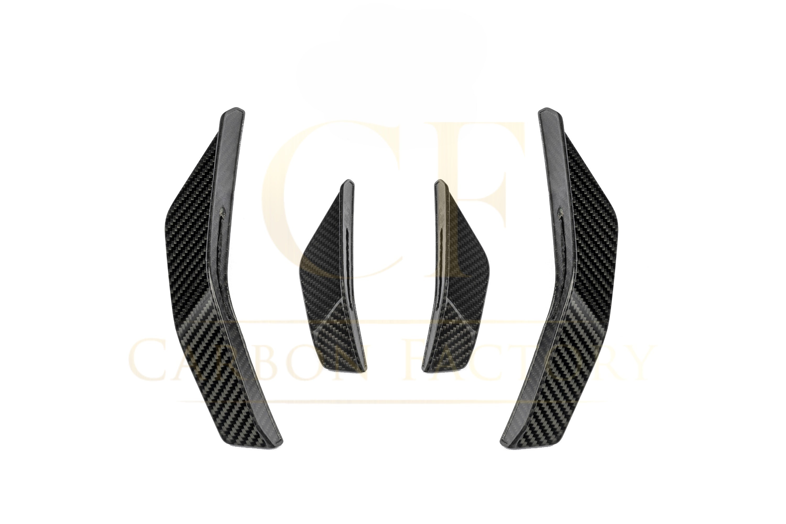 SQ Style Pre-preg Carbon Fiber Front Canards for Audi RS3 8Y 24-26 - Carbon Factory