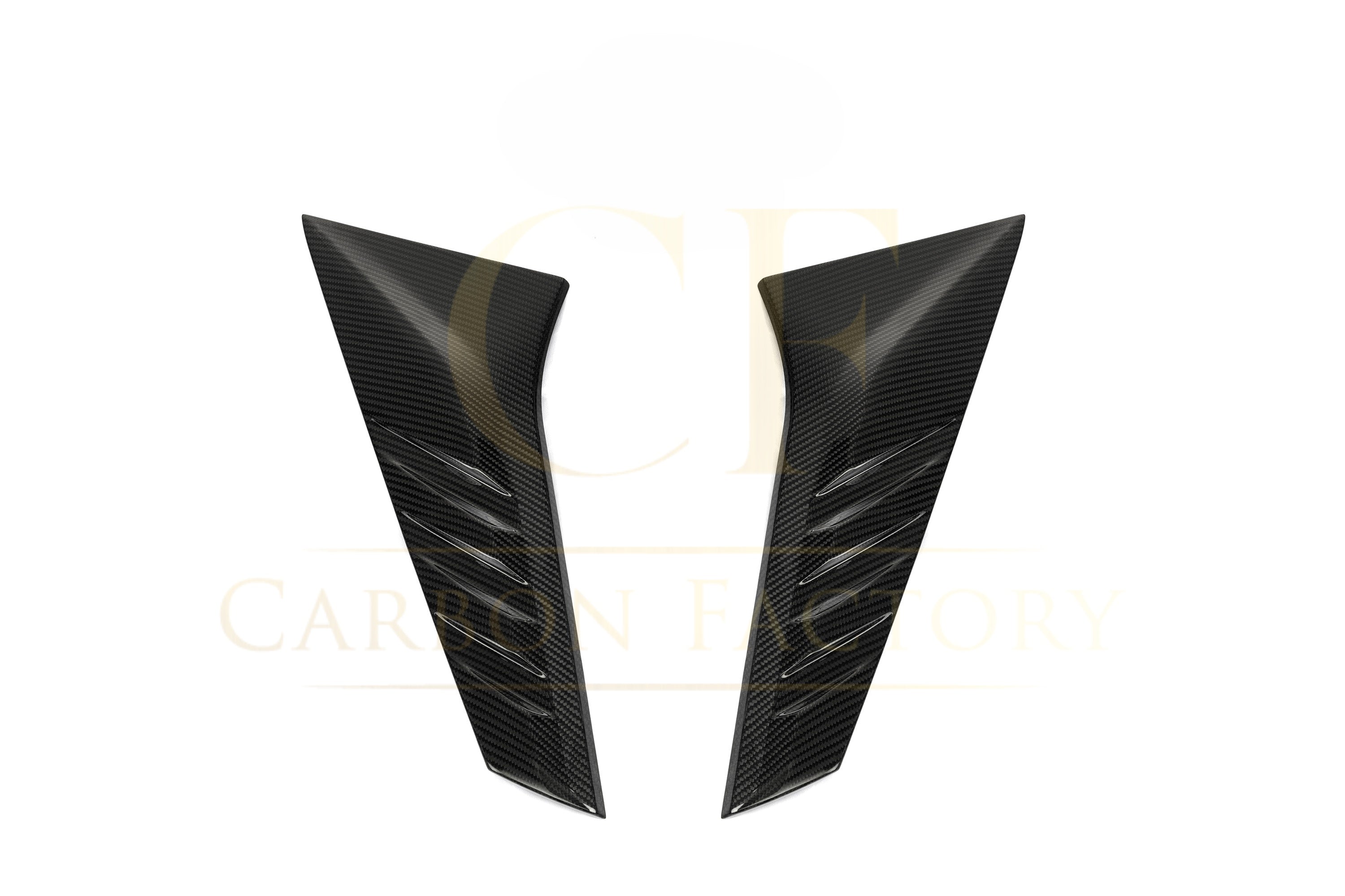 SQ Style Pre-preg Carbon Fiber Rear Window Fins for Audi RS3 8Y Sportback 20-26 - Carbon Factory