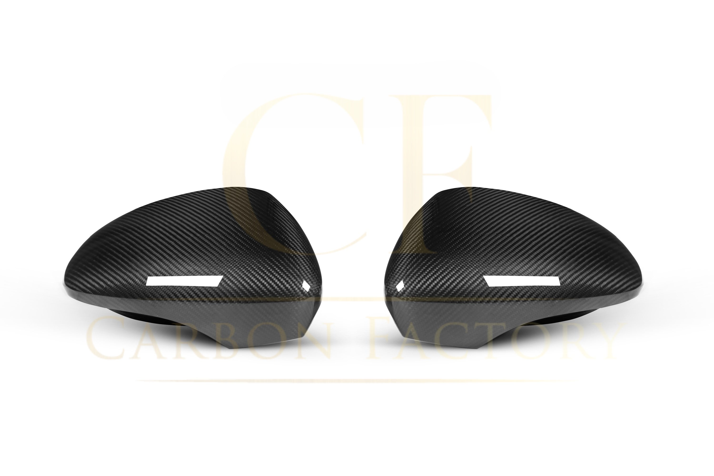 Pre-Preg Carbon Fibre Mirror Covers for Porsche Panamera 971 LHD 17-23 - Carbon Factory