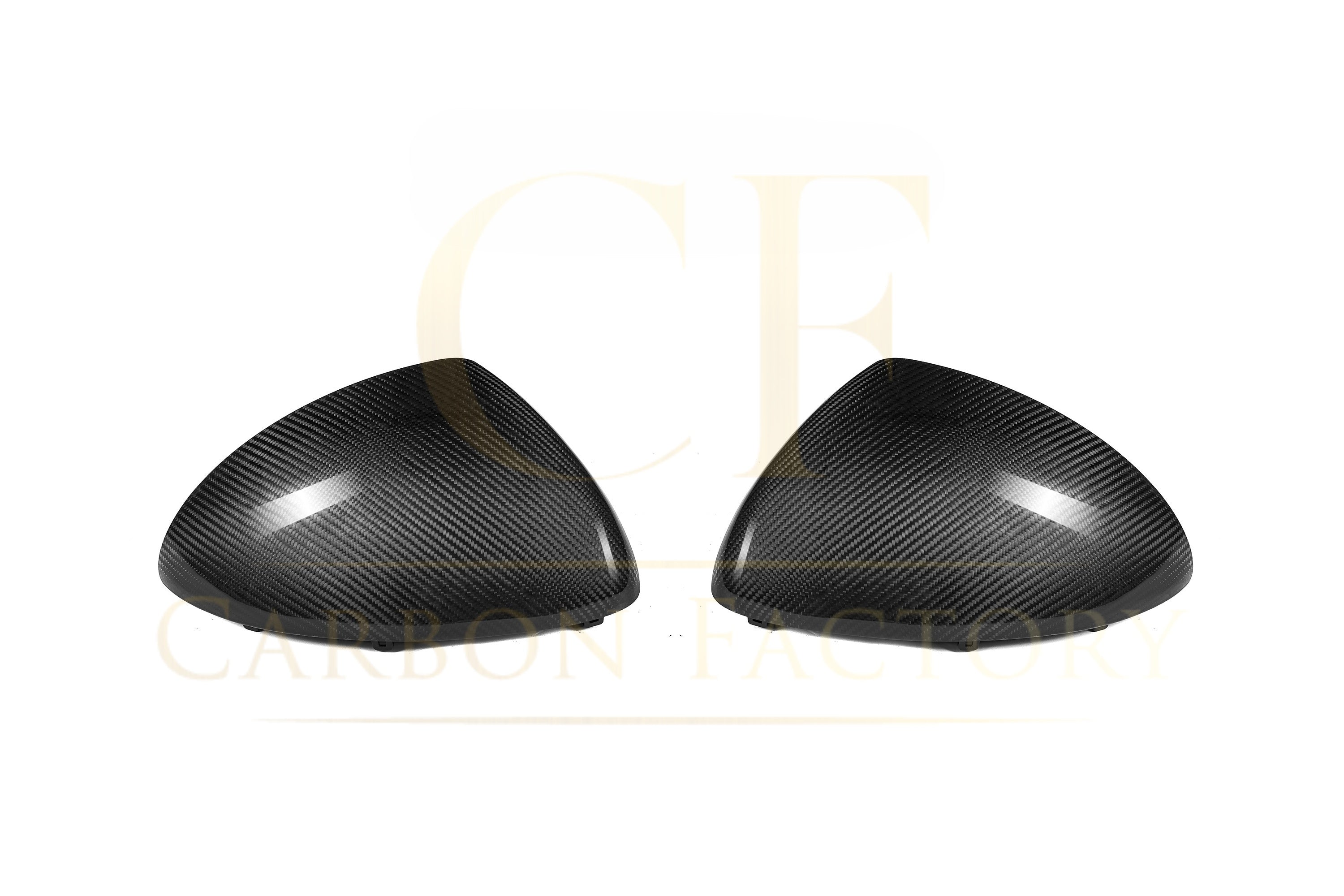 Pre-Preg Carbon Fibre Mirror Covers for Porsche Cayenne 958.1 11-14 LHD - Carbon Factory
