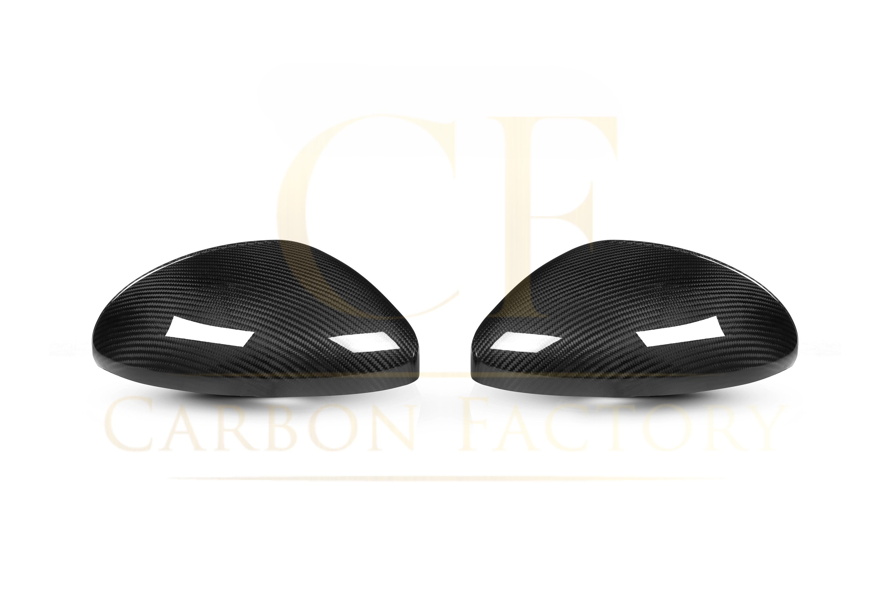 Pre-Preg Carbon Fibre Mirror Covers for Porsche 982 718 16-25 LHD - Carbon Factory