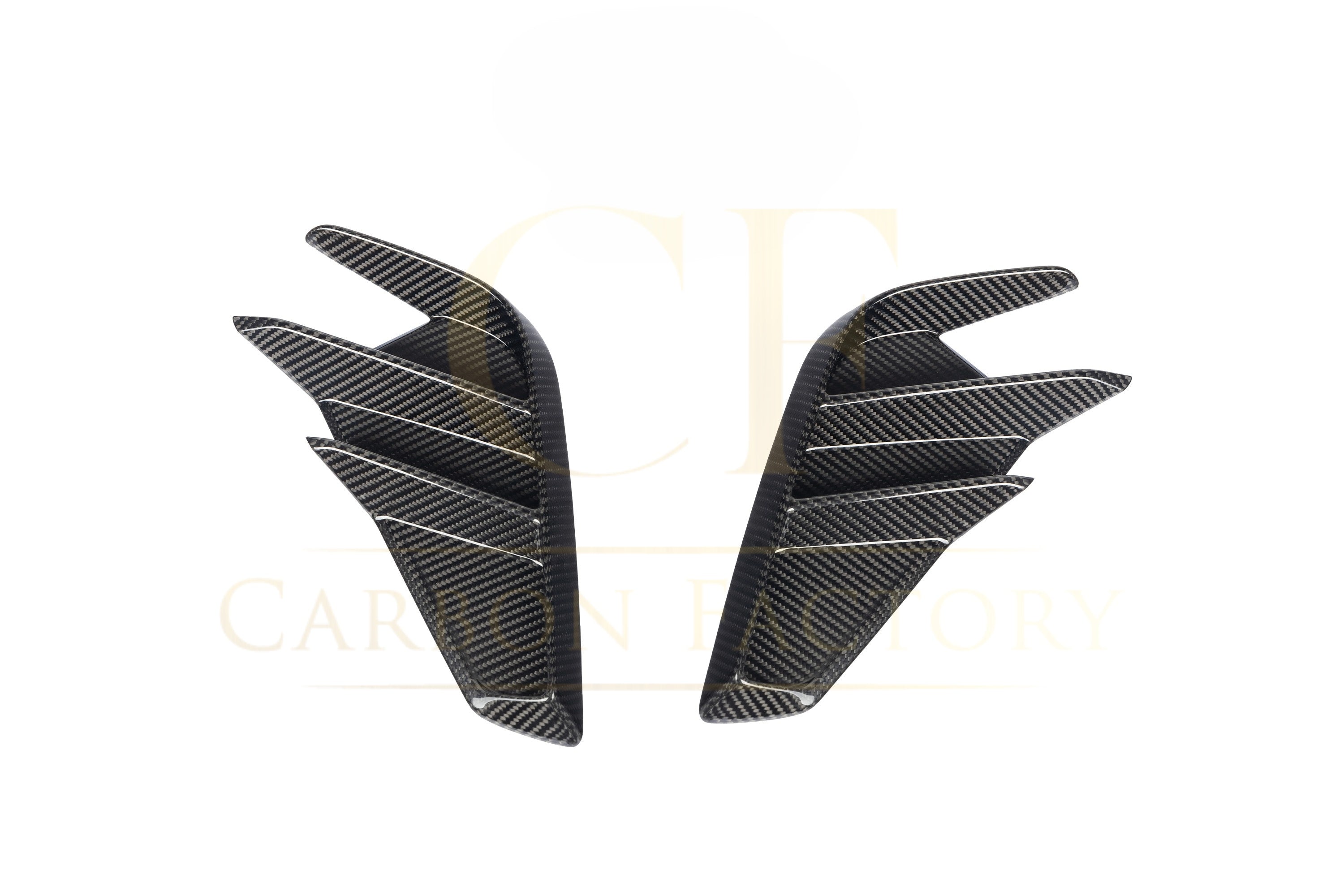 SQ Style Pre-preg Carbon Fiber Rear Bumper Inserts for Audi RS3 8Y Sportback 20-26 - Carbon Factory