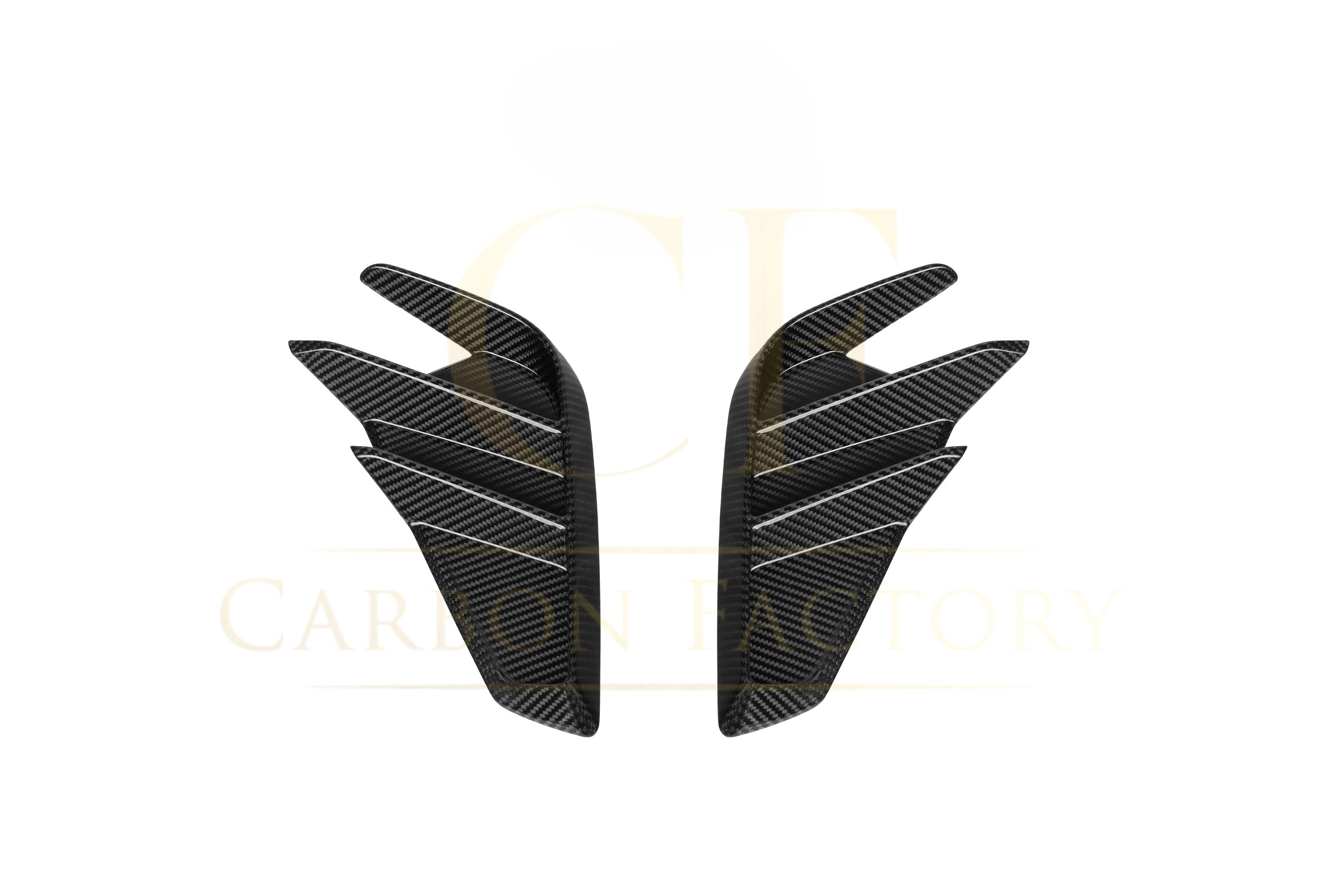 SQ Style Pre-preg Carbon Fiber Rear Bumper Inserts for Audi RS3 8Y Sportback 20-26 - Carbon Factory