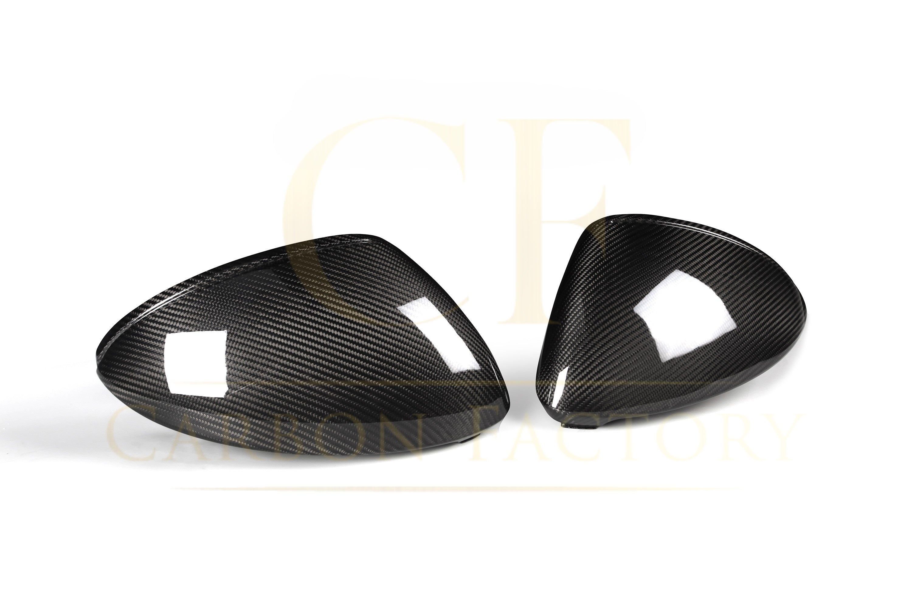 Pre-Preg Carbon Fibre Mirror Covers for Porsche Caynne 9ya 17-Present LHD - Carbon Factory