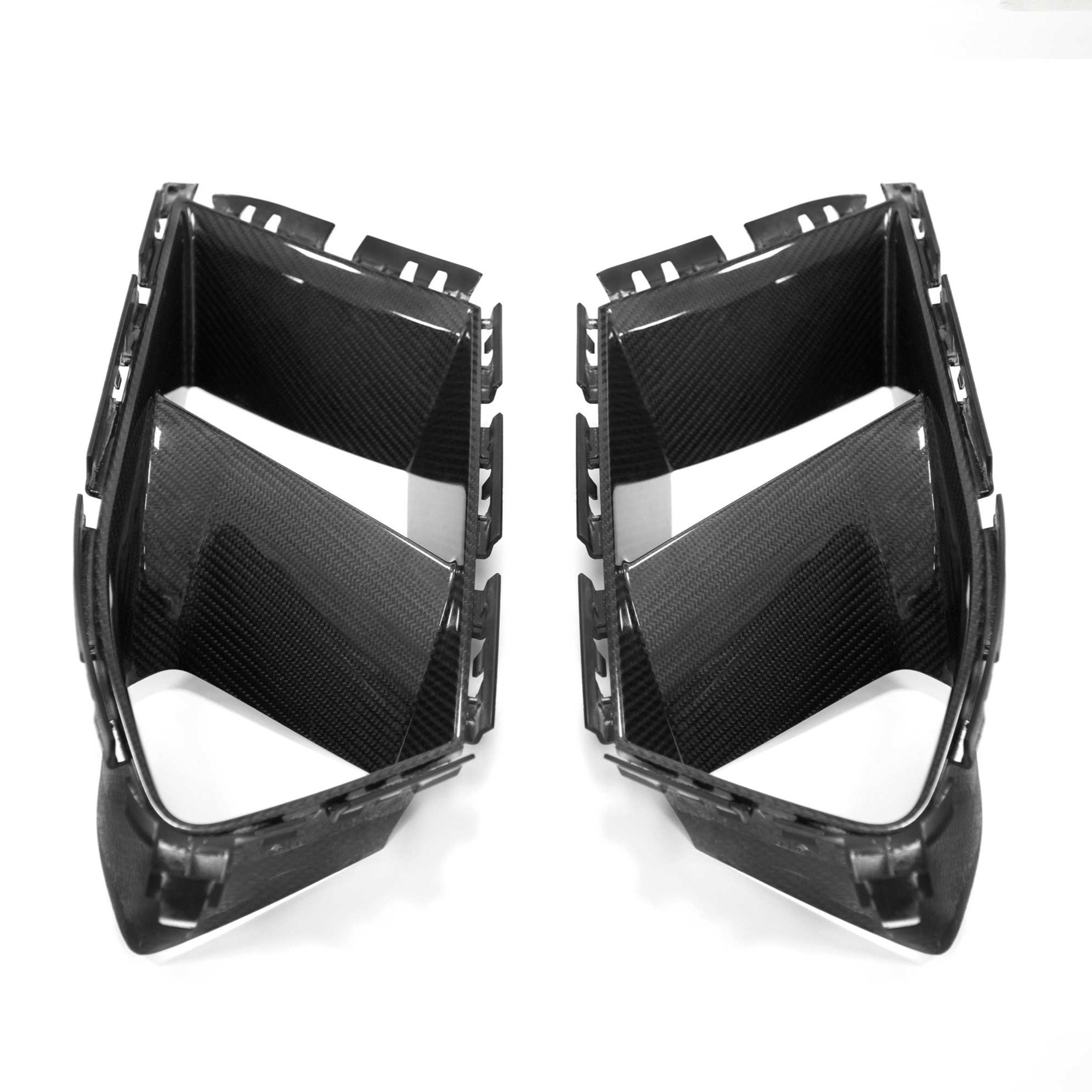 Pre-Preg Carbon Fibre Front Bumper Inserts for BMW G80 M3 G82 G83 M4 21-Present - Carbon Factory