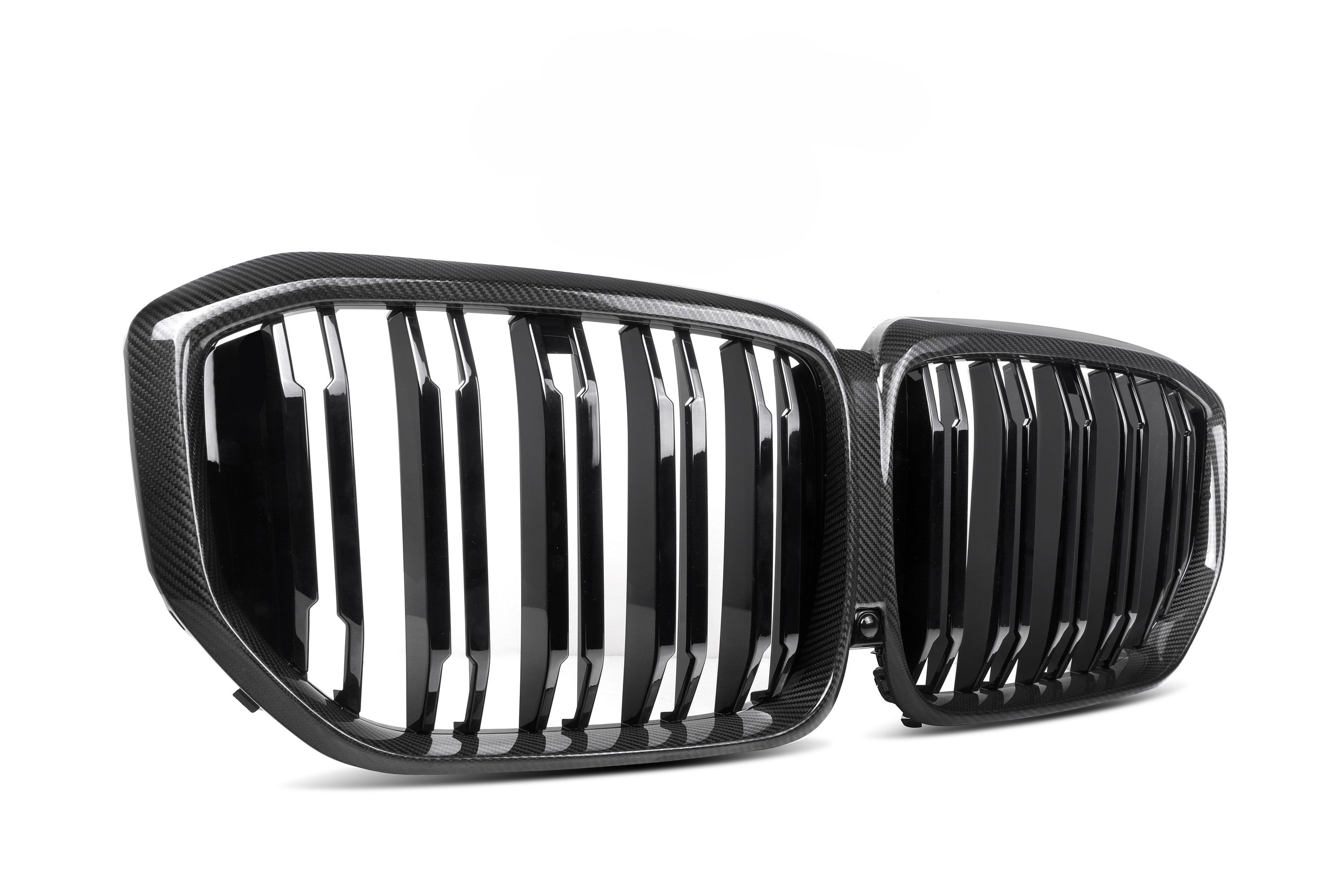 Double Slat Pre-preg Carbon Fibre Front Grille for BMW G05 X5 LCI 23-25 - Carbon Factory