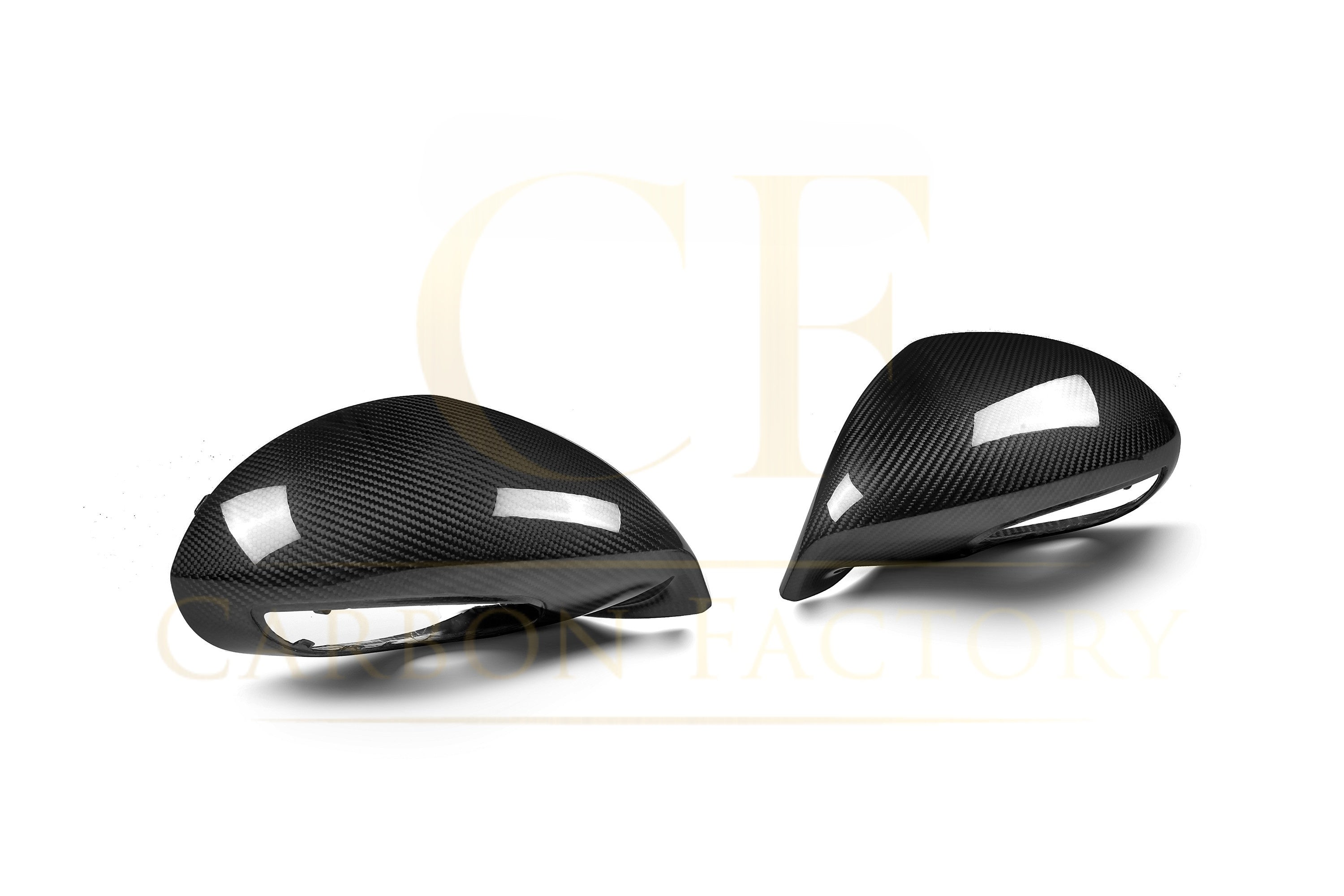 Pre-Preg Carbon Fibre Mirror Covers for Porsche 991 911 RS LHD 11-15 - Carbon Factory