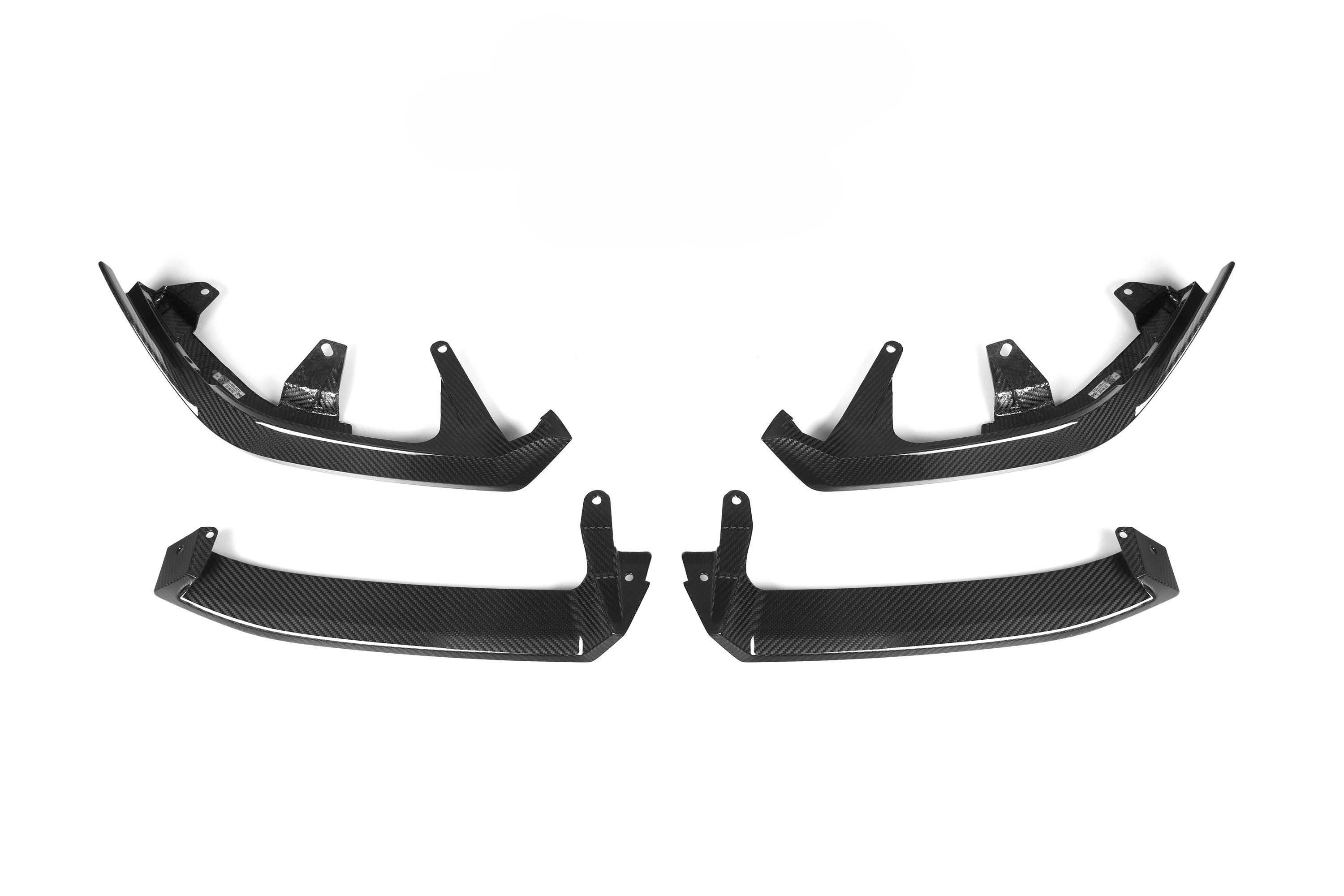 MP Style Pre-Preg Carbon Fibre Front Splitter for BMW G60 5 Series & i5 24-Present - Carbon Factory