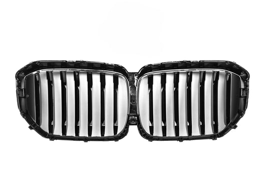 Single Slat Pre-preg Carbon Fibre Front Grille for BMW G05 X5 LCI 23-25 - Carbon Factory