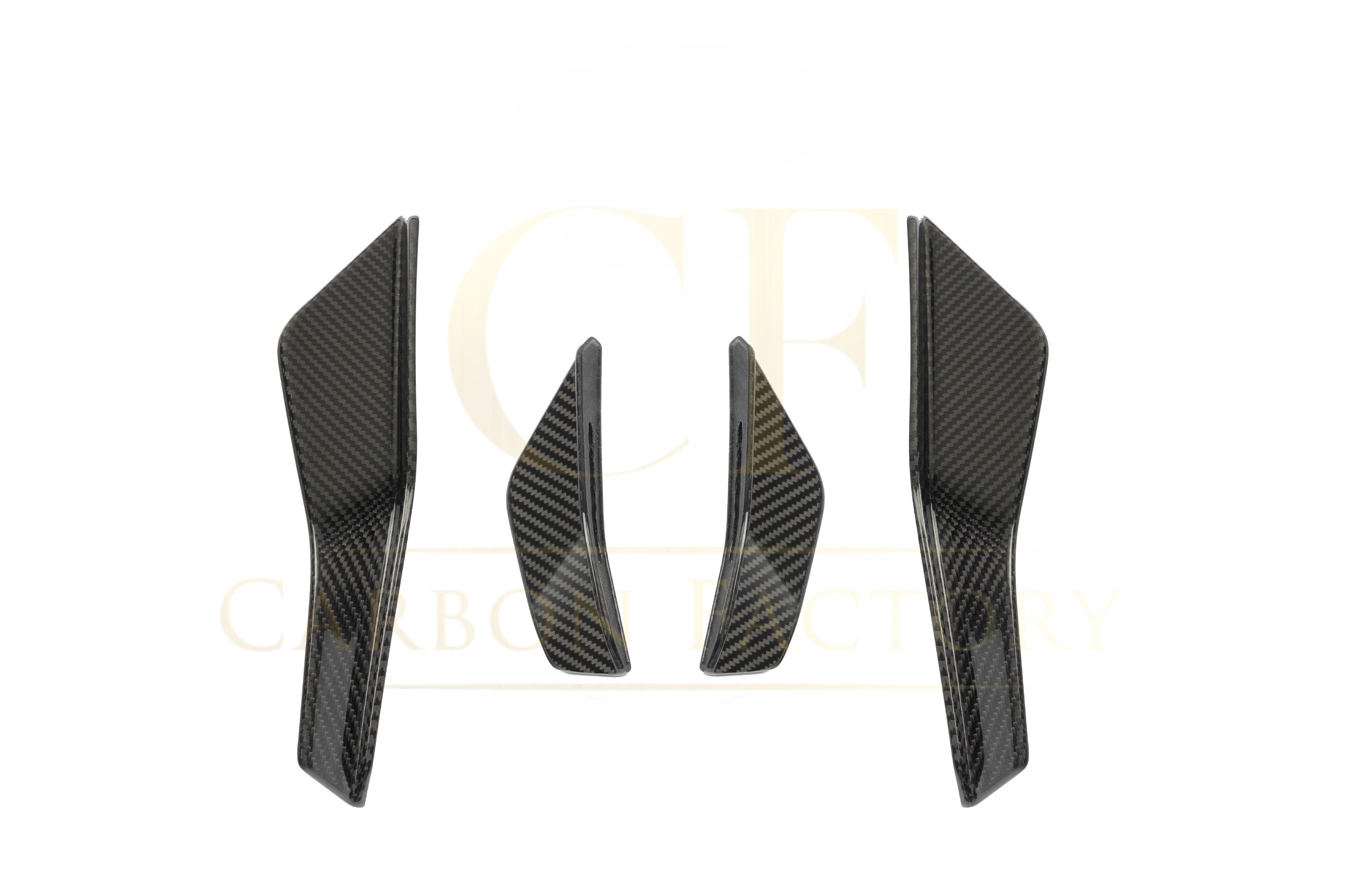 SQ Style Pre-preg Carbon Fiber Front Canards for Audi RS3 8Y 24-26 - Carbon Factory