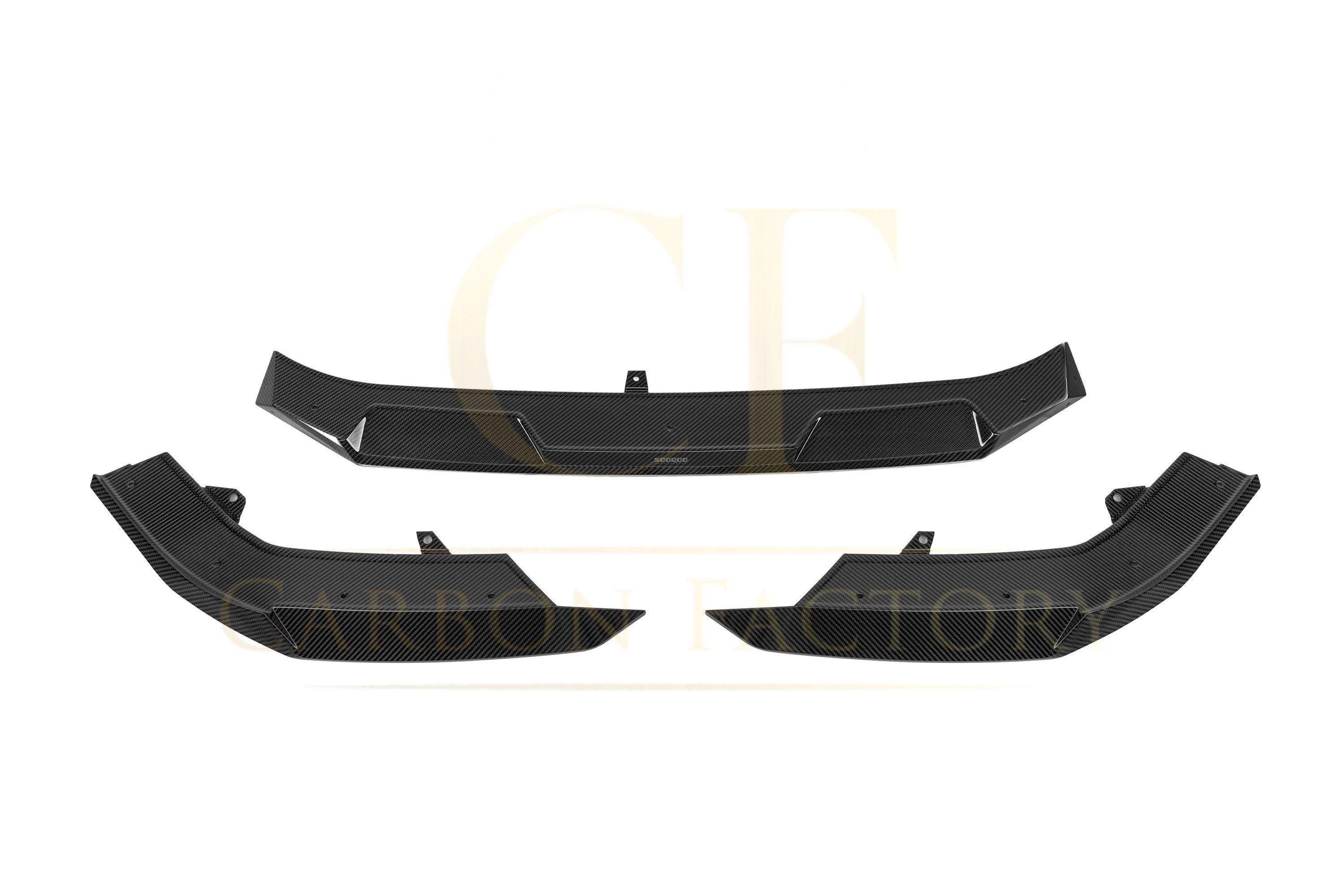 SQ-V2 Style Pre-preg Carbon Fiber Front Splitter for Audi RS3 8Y 24-26 - Carbon Factory