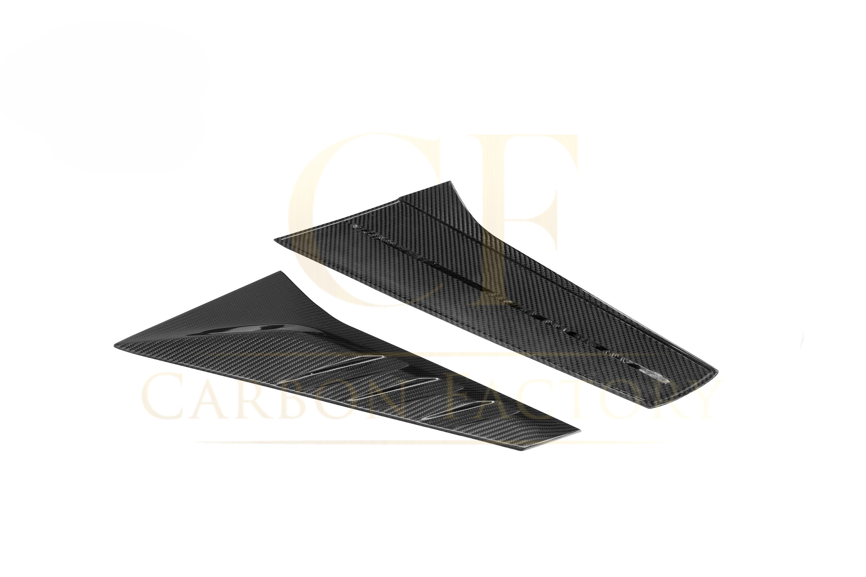 SQ Style Pre-preg Carbon Fiber Rear Window Fins for Audi RS3 8Y Sportback 20-26 - Carbon Factory