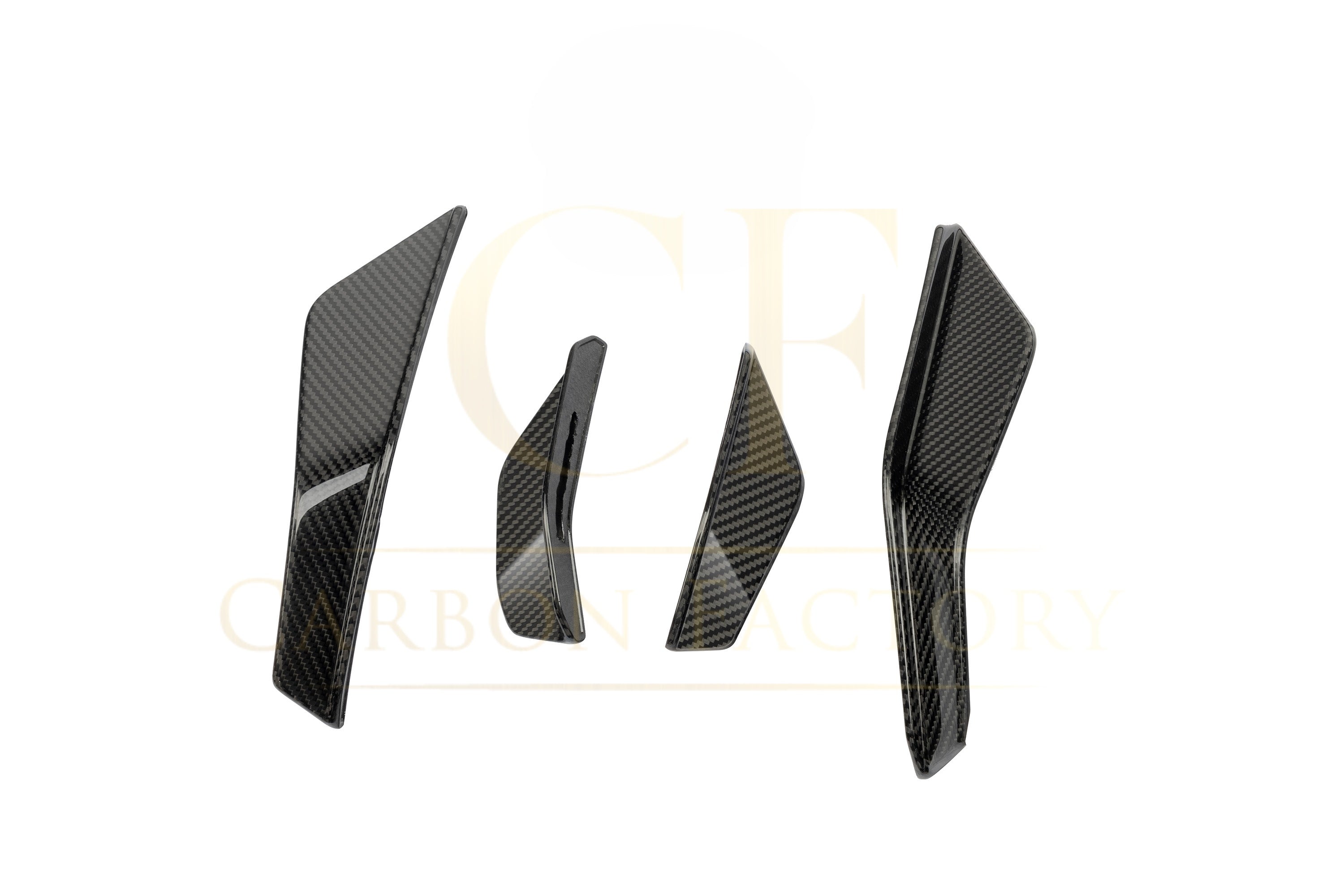 SQ Style Pre-preg Carbon Fiber Front Canards for Audi RS3 8Y 24-26 - Carbon Factory