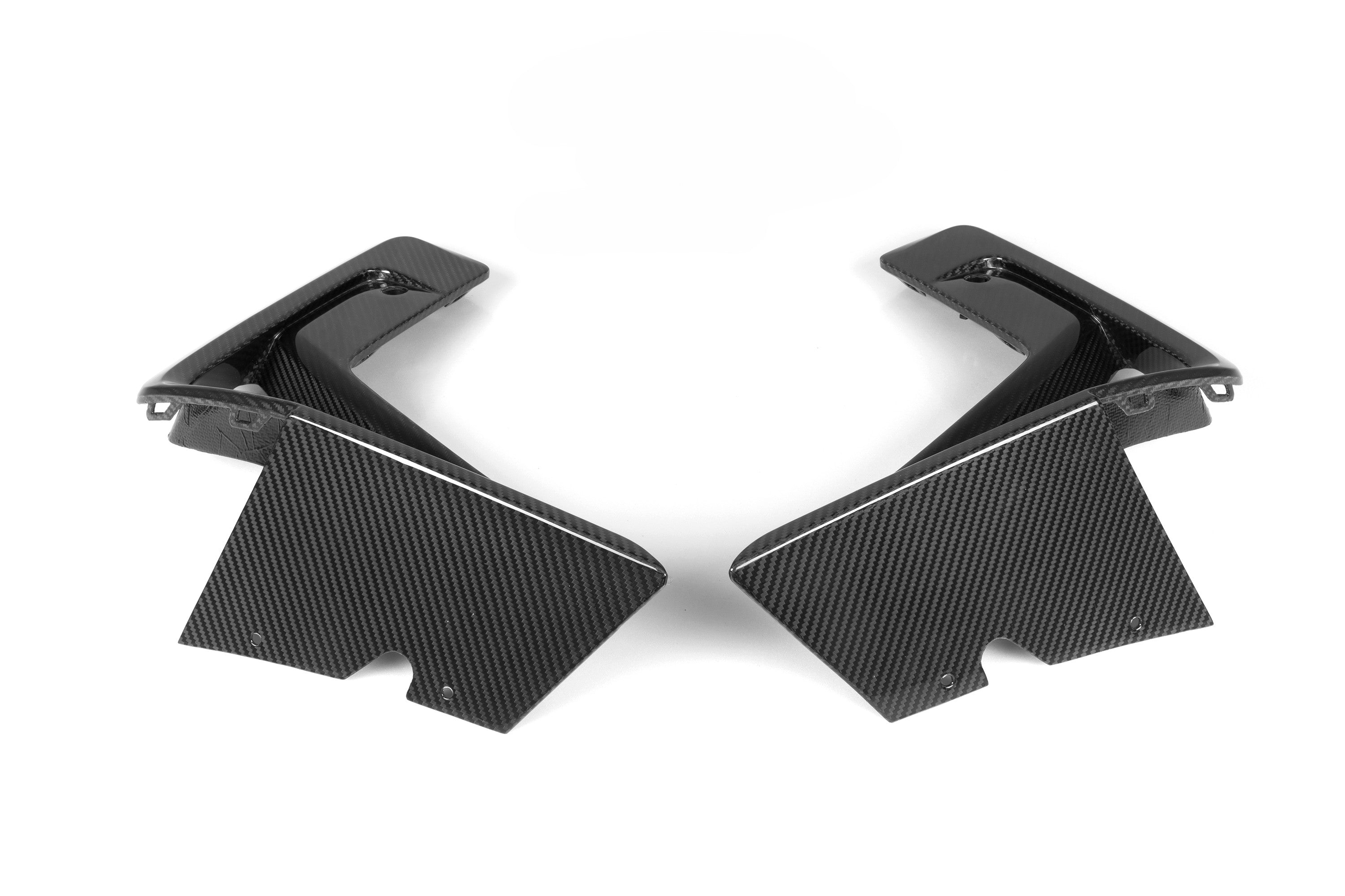 OEM Style Pre-Preg Carbon Fibre Front Bumper Trims for BMW F97 X3M F98 X4M LCI 22-24 - Carbon Factory
