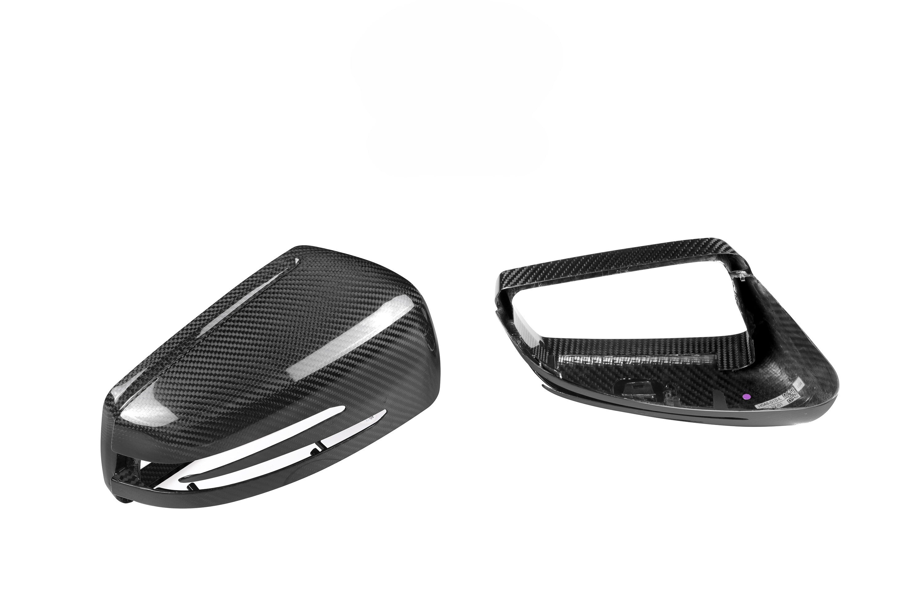 Pre-preg Carbon Fibre Replacement Mirror Covers for Mercedes Benz W463 G Class G Wagon 10-17 - Carbon Factory