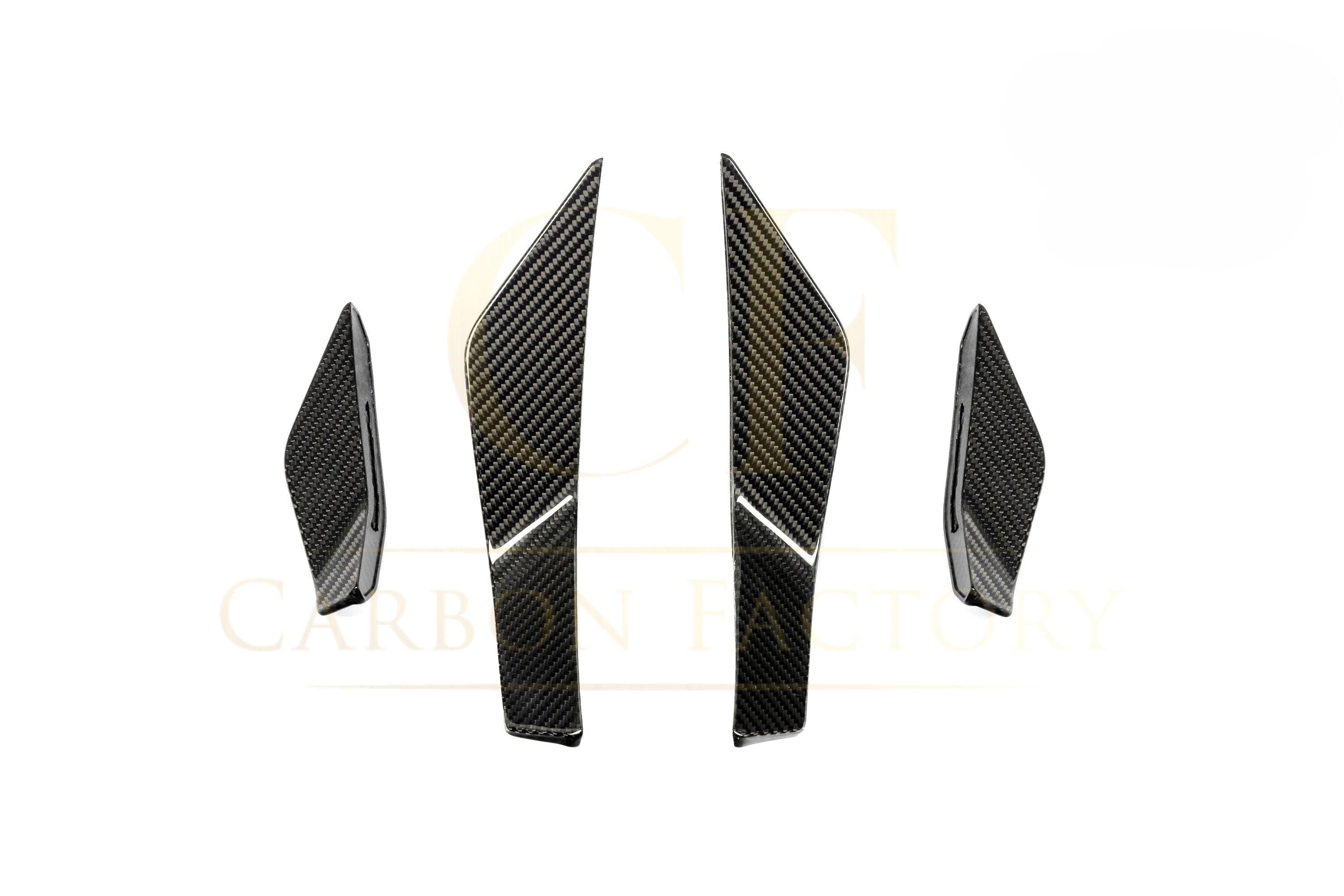 SQ Style Pre-preg Carbon Fiber Front Canards for Audi RS3 8Y 24-26 - Carbon Factory