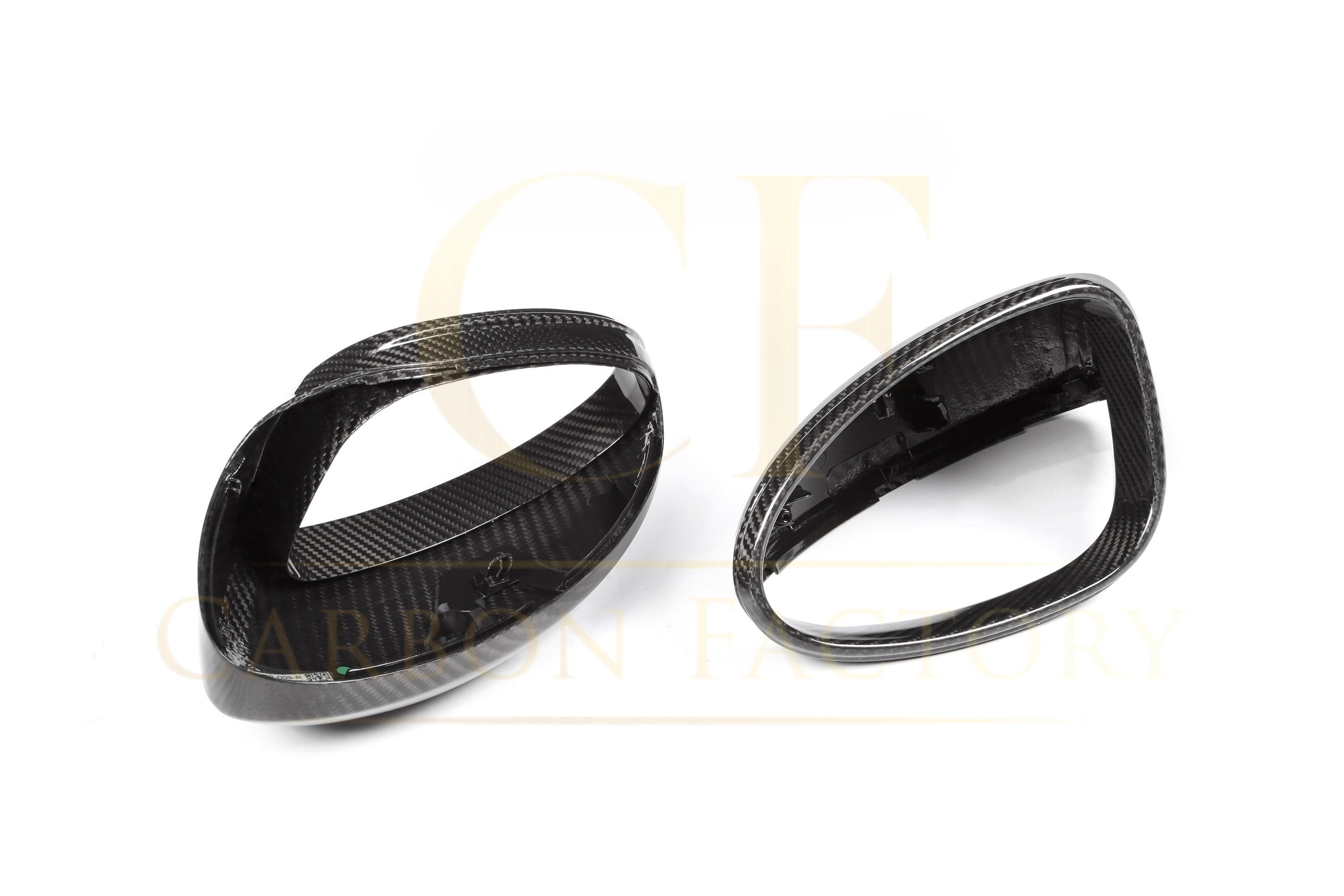 Pre-Preg Carbon Fibre Mirror Covers for Porsche 982 718 16-25 LHD - Carbon Factory