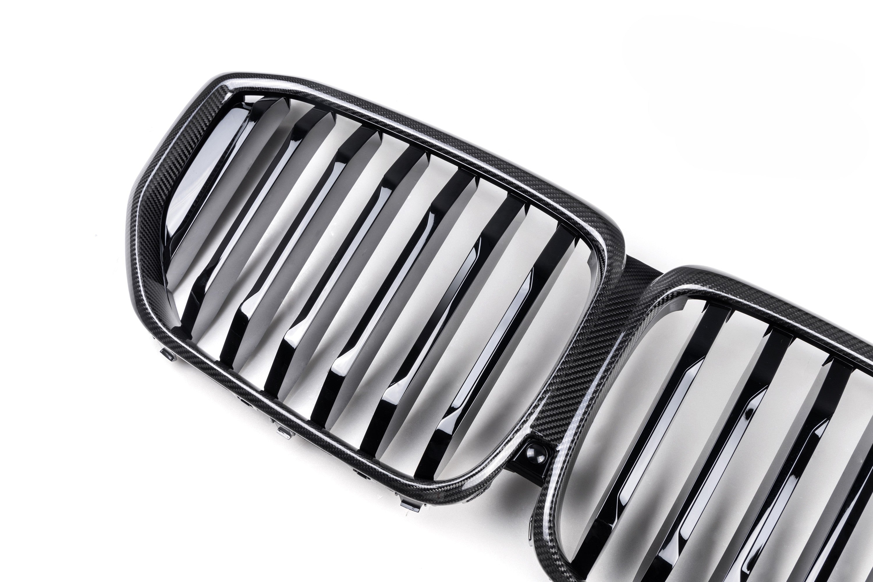 Single Slat Pre-preg Carbon Fibre Front Grille for BMW G05 X5 LCI 23-25 - Carbon Factory