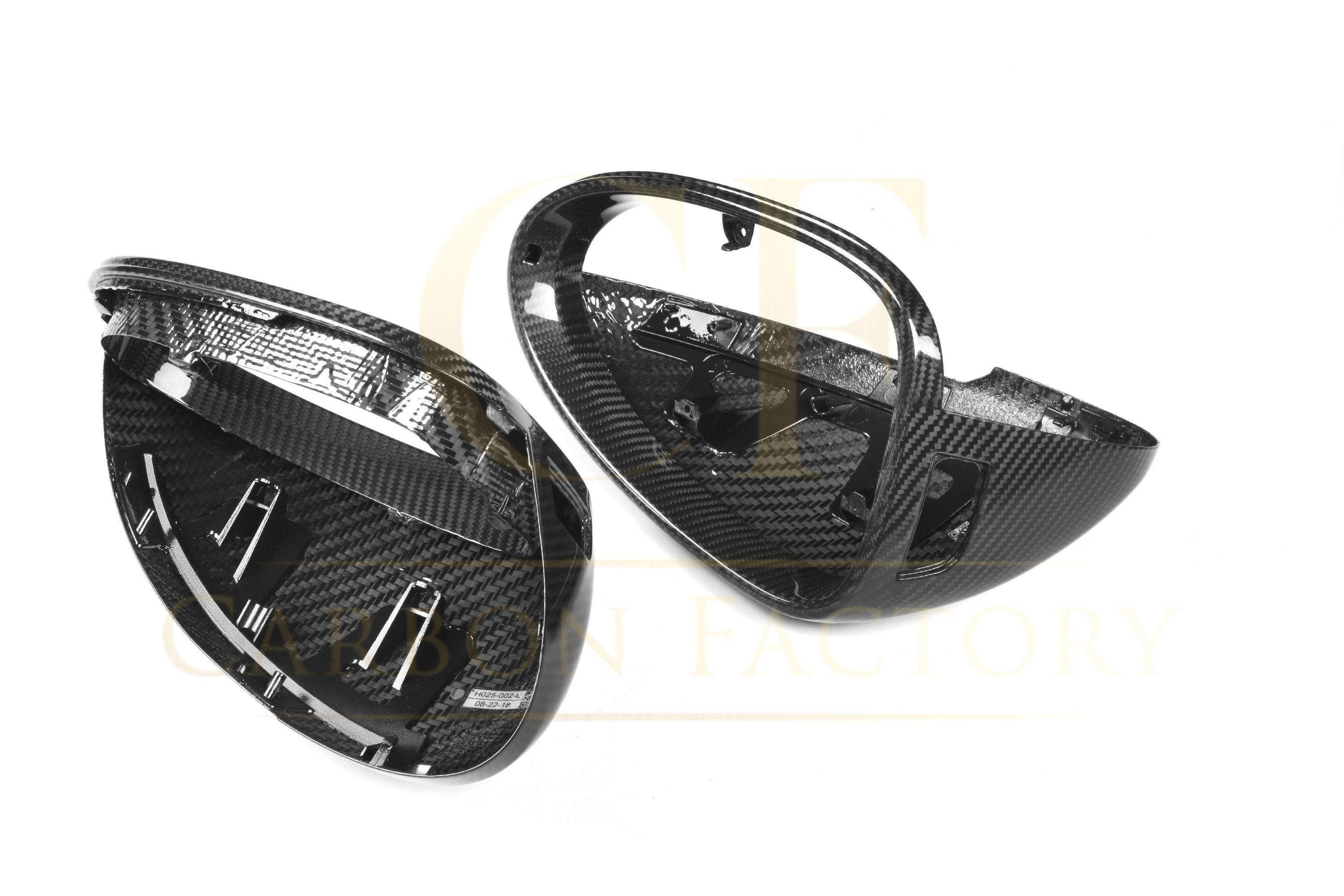 Pre-Preg Carbon Fibre Mirror Covers for Porsche Macan 14-26 - Carbon Factory