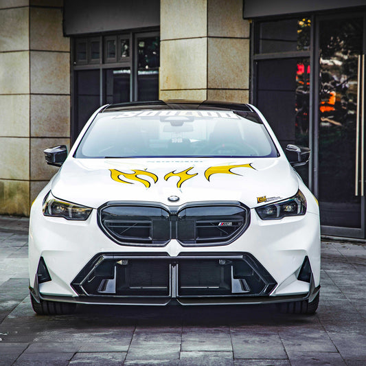 MP Style Pre-Preg Carbon Fibre Front Splitter for BMW G90 G99 M5 2025-Present - Carbon Factory