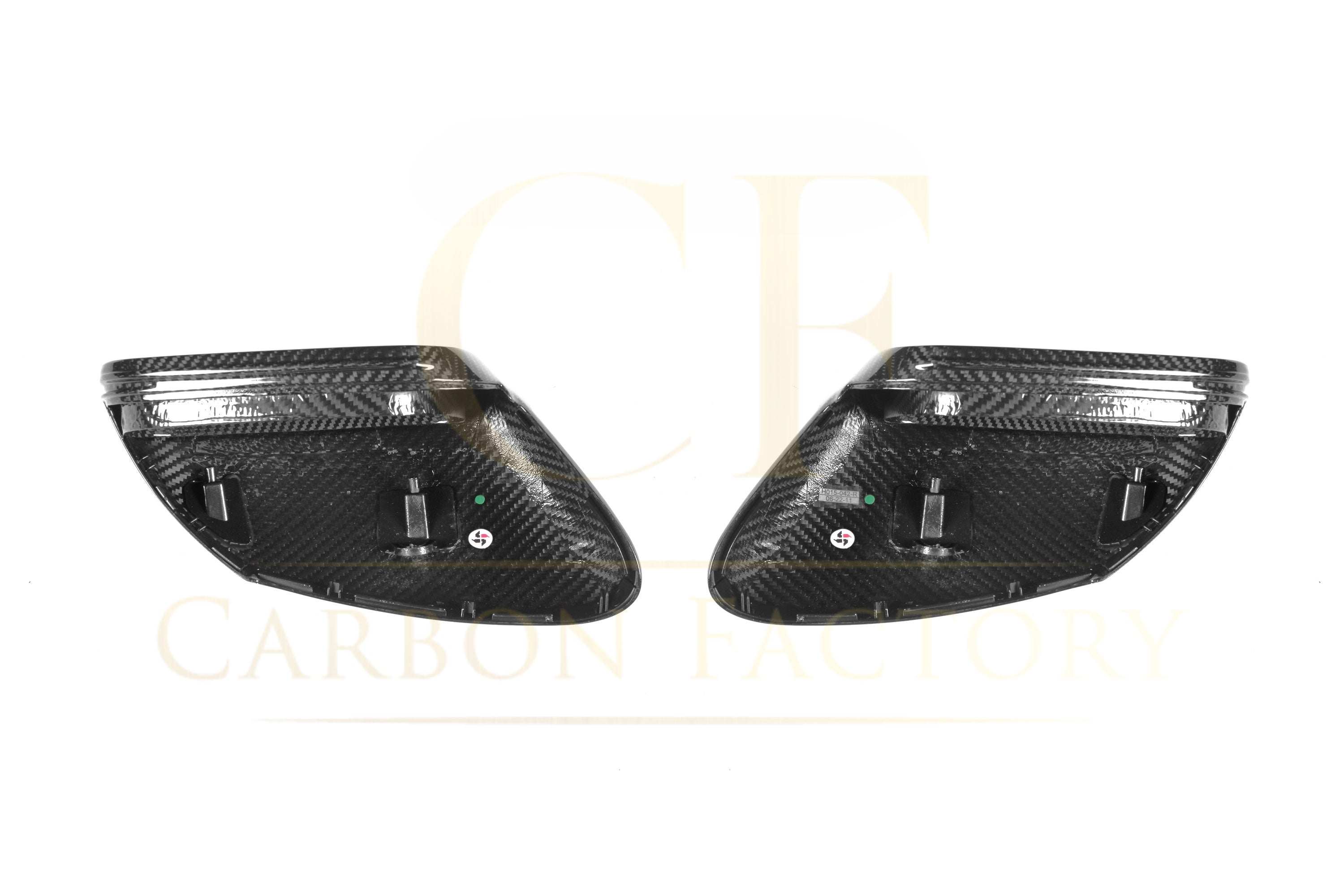 Pre-Preg Carbon Fibre Mirror Covers for Porsche 991 911 RS LHD 11-15 - Carbon Factory