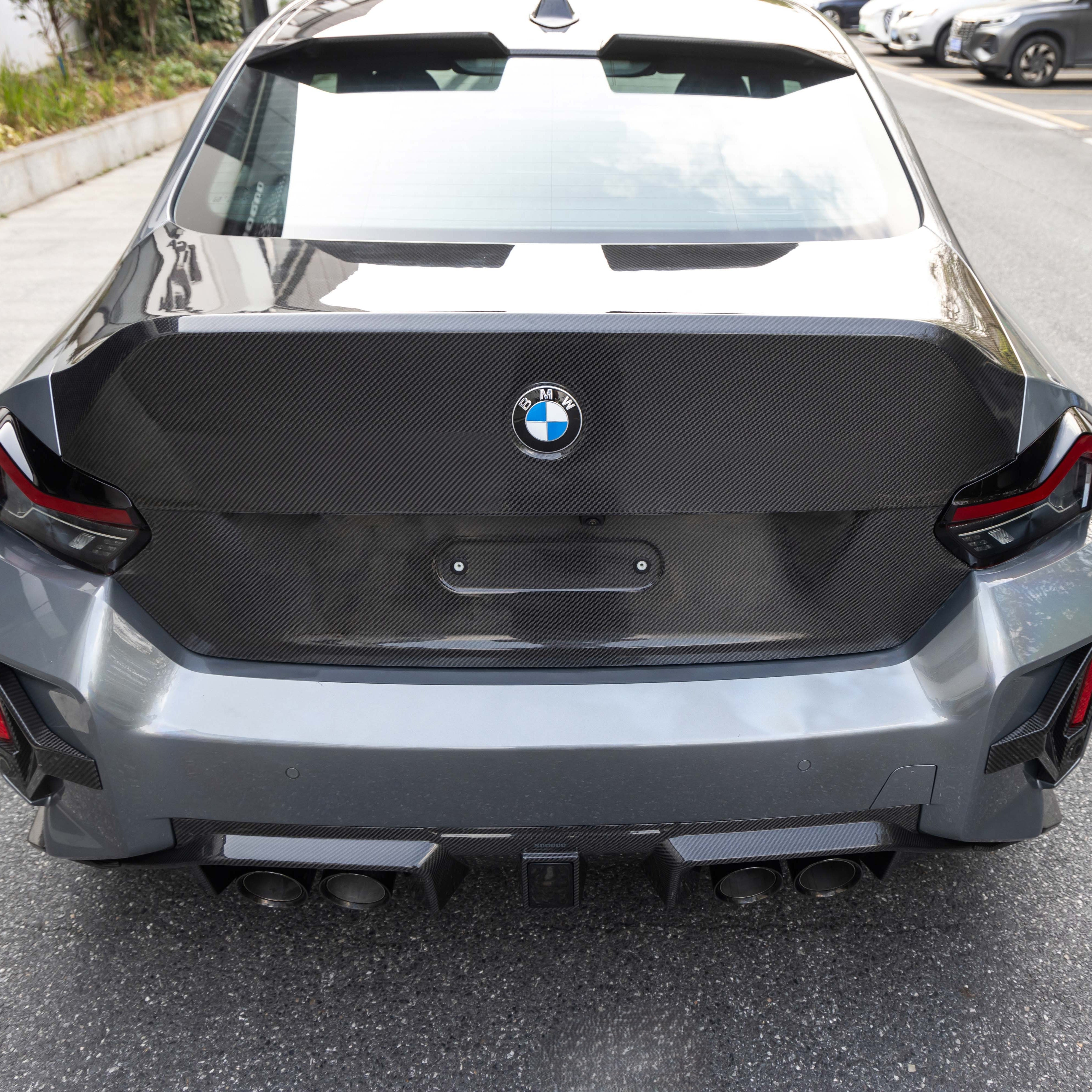 CS Style Pre-preg Carbon Fibre Boot for BMW G87 M2 23-Present - Carbon Factory