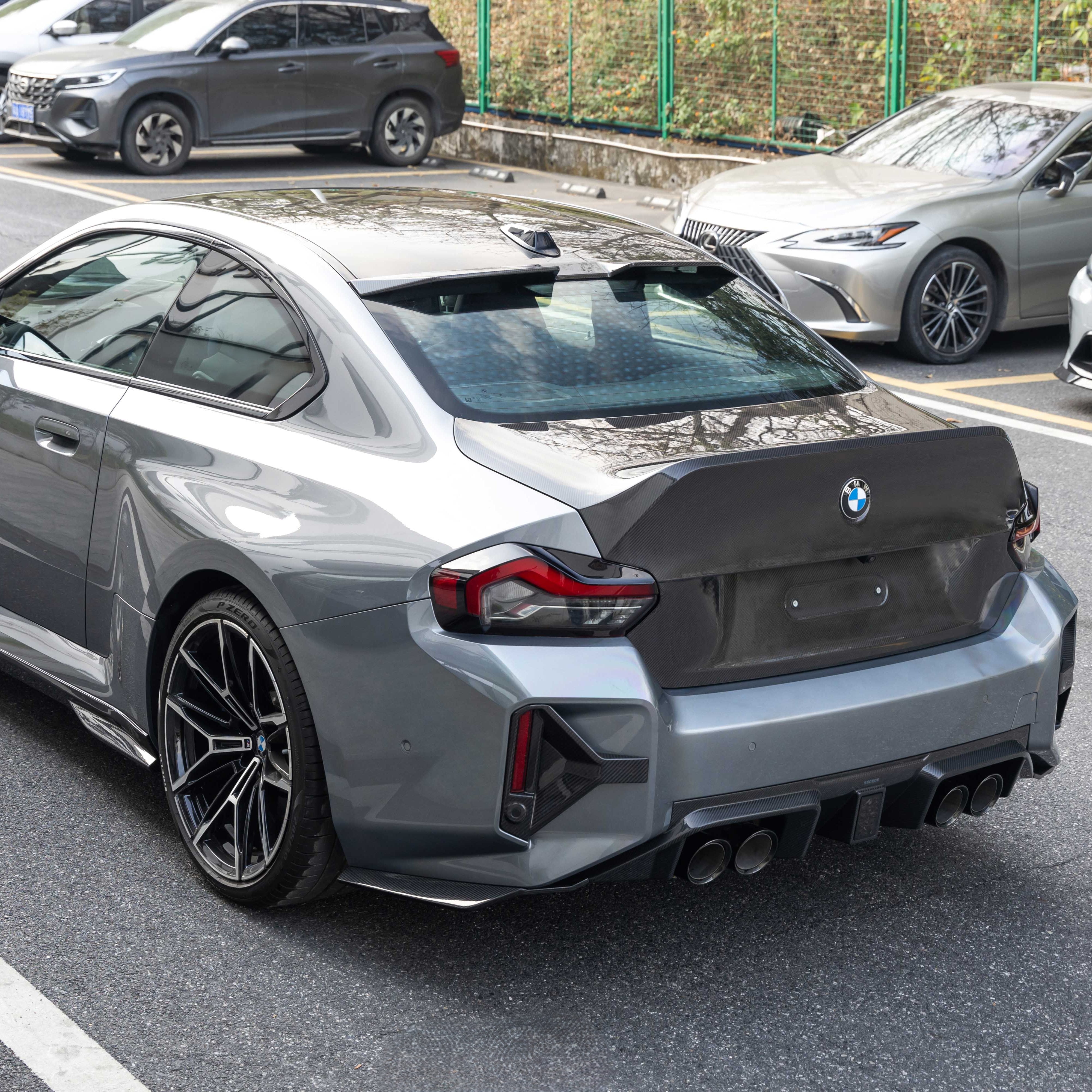 CS Style Pre-preg Carbon Fibre Boot for BMW G87 M2 23-Present - Carbon Factory