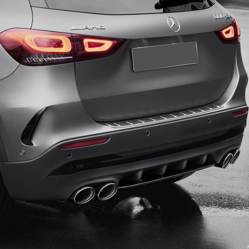 A Style Gloss Black Rear Diffuser for Mercedes Benz H247 GLA 20-Present