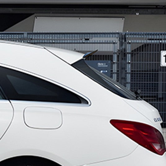 Gloss Black Roof Spoiler for Mercedes Benz W117 CLA Estate 13-19 - Carbon Factory