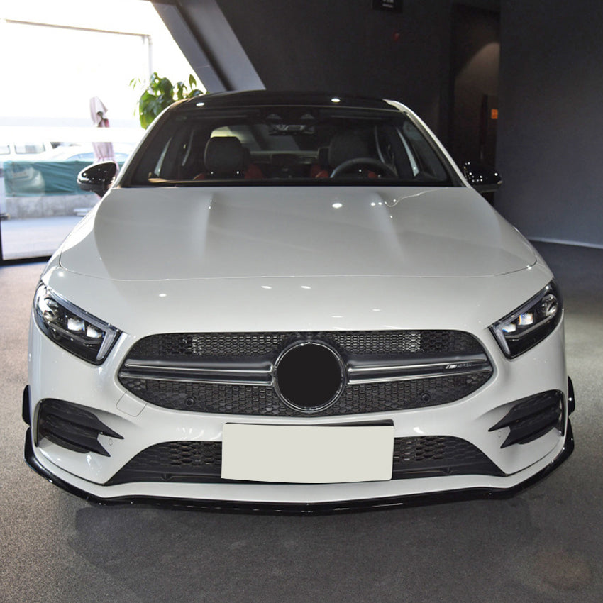Gloss Black Canards for Mercedes Benz W177 A Class AMG 18-25 (Replacement) - Carbon Factory