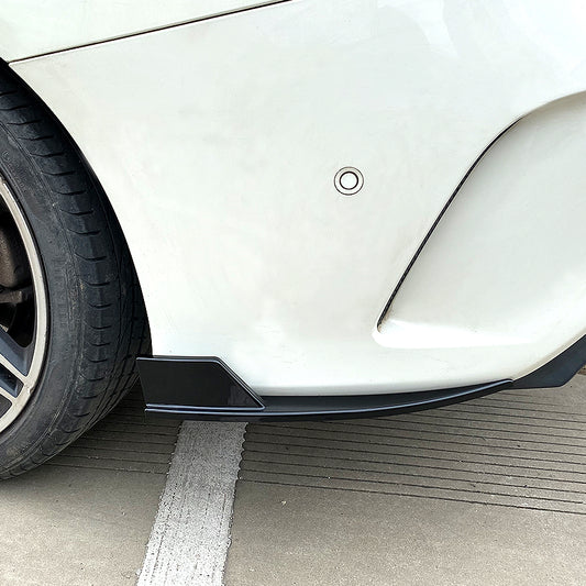 Gloss Black Rear Bumper Spats for Mercedes Benz W117 CLA 13-19
