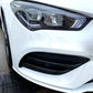 Gloss Black Front Side Trims for Mercedes Benz W118 CLA AMG 19-23