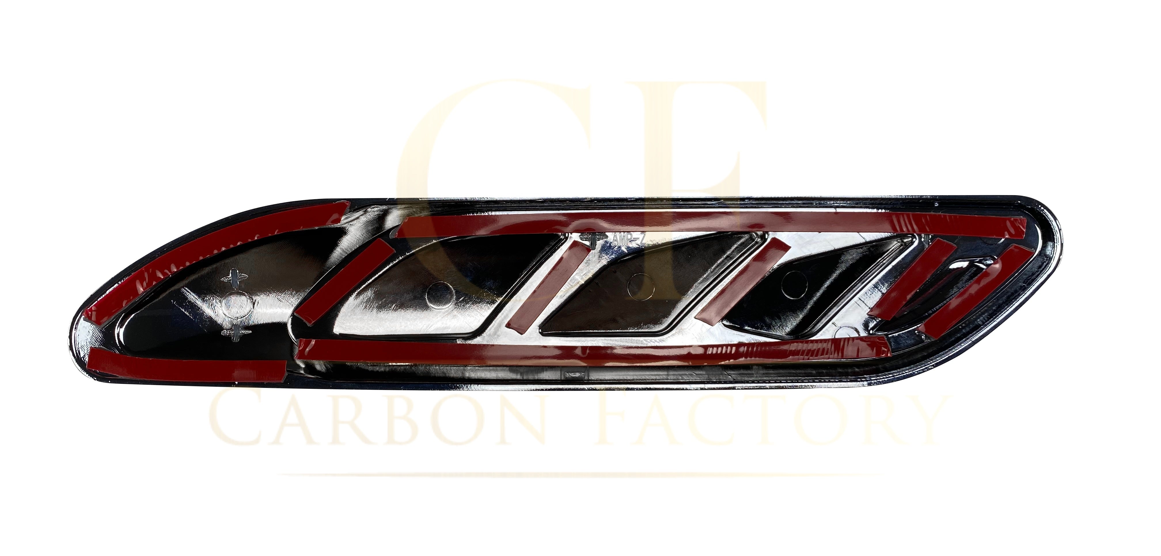 Gloss Black Front Fender Trims for Mercedes Benz W206 C Class 22-Present - Carbon Factory