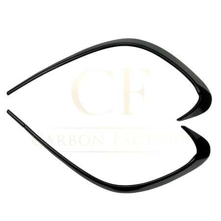 Gloss Black Front Canards (4 pcs) for Mercedes Benz W117 CLA AMG 16-19 - Carbon Factory