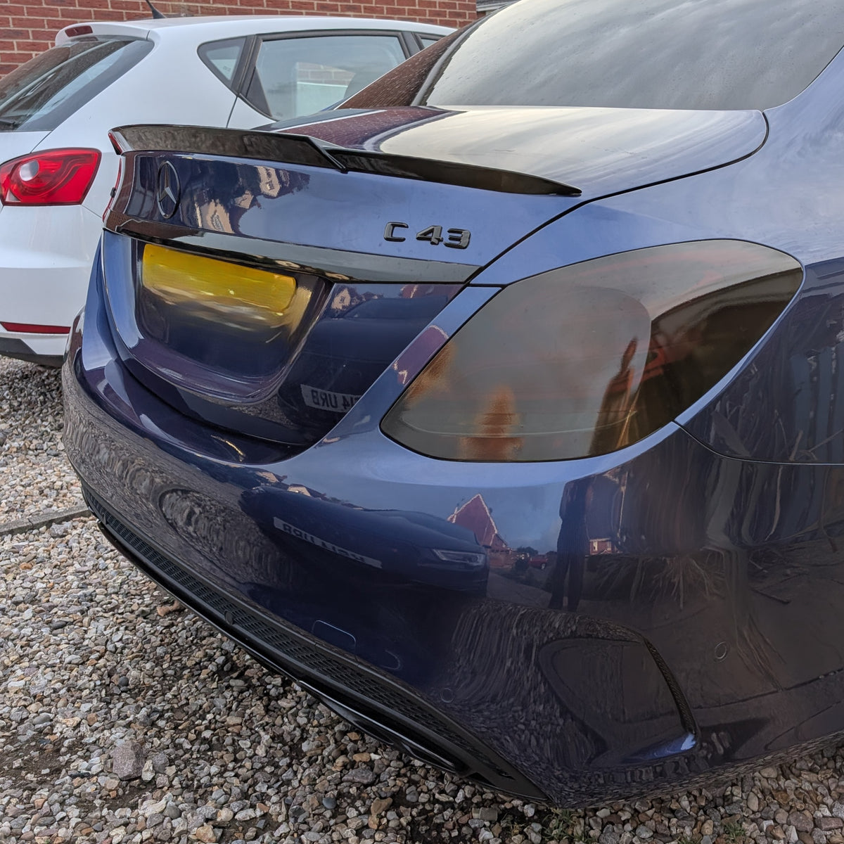 Brabus Style Gloss Black Boot Spoiler for Mercedes Benz W205 C Class Saloon 15-21