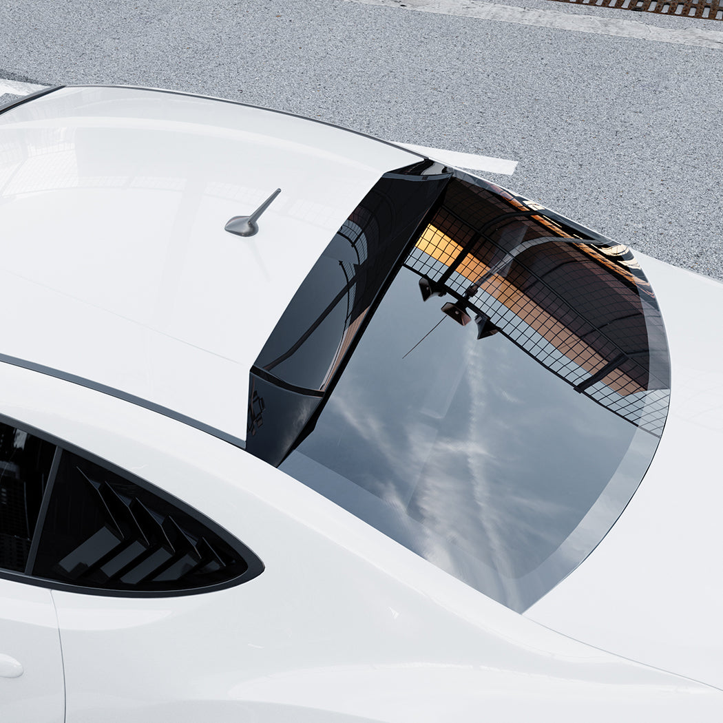 V style Gloss Black Roof Spoiler for Toyota GT86 12-20
