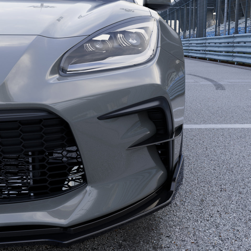 Gloss Black Front Canards for Toyota GR86 22-26