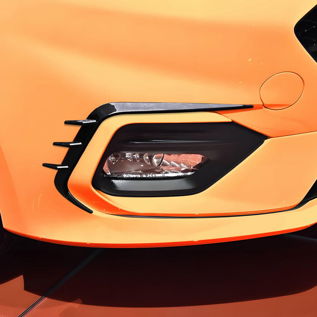 Gloss Black Front Bumper Trims for Ford Fiesta ST B479 MK8 18-20