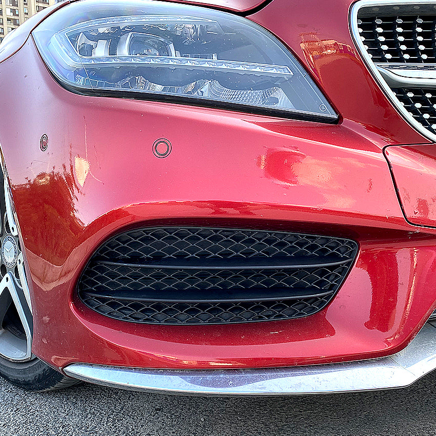 Gloss Black Front Side Grilles for Mercedes Benz C218 CLS 15-18