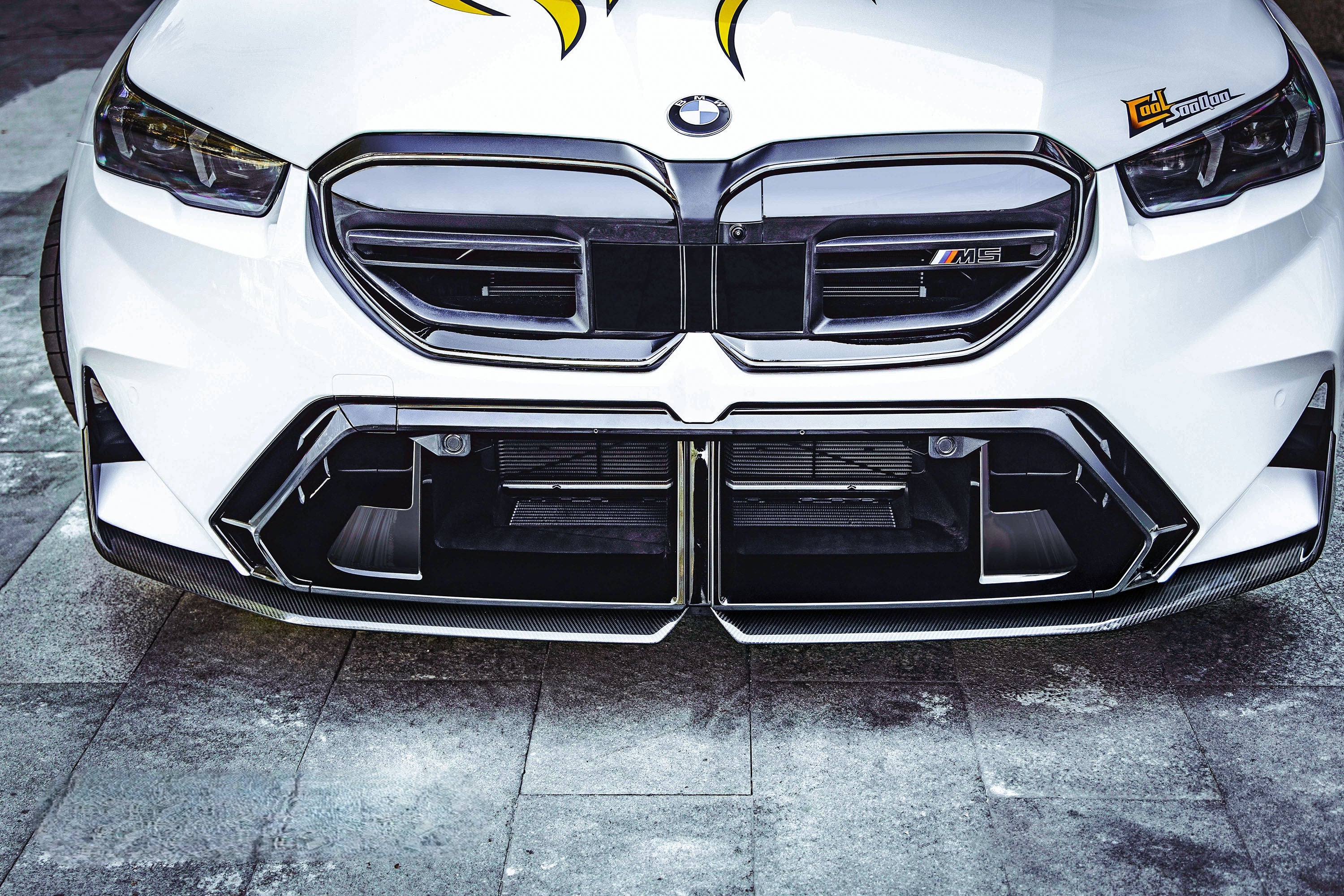 MP Style Pre-Preg Carbon Fibre Front Splitter for BMW G90 G99 M5 2025-Present - Carbon Factory