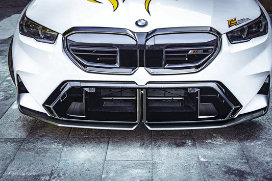 MP Style Pre-Preg Carbon Fibre Front Splitter for BMW G90 G99 M5 2025-Present - Carbon Factory