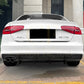 PSM Style Gloss Black Rear Diffuser for Audi B8.5 A4 S Line 13-15
