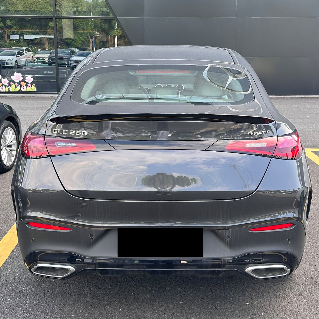 A Style Gloss Black Boot Spoiler for Mercedes Benz C254 GLC Coupe 23-26