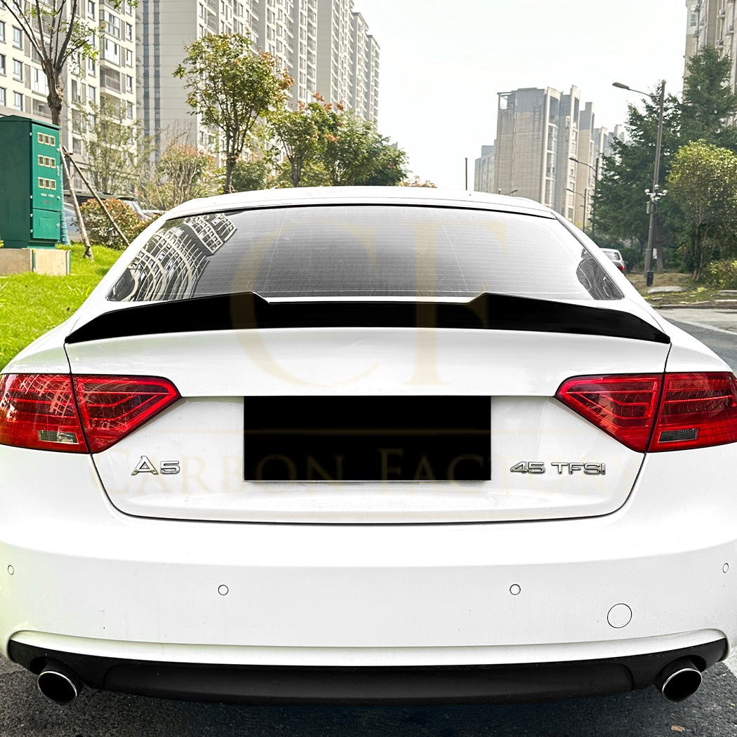 PSM Style Gloss Black Boot Spoiler for Audi B8 B8.5 A5 S5 RS5 2 Door 07-16 - Carbon Factory