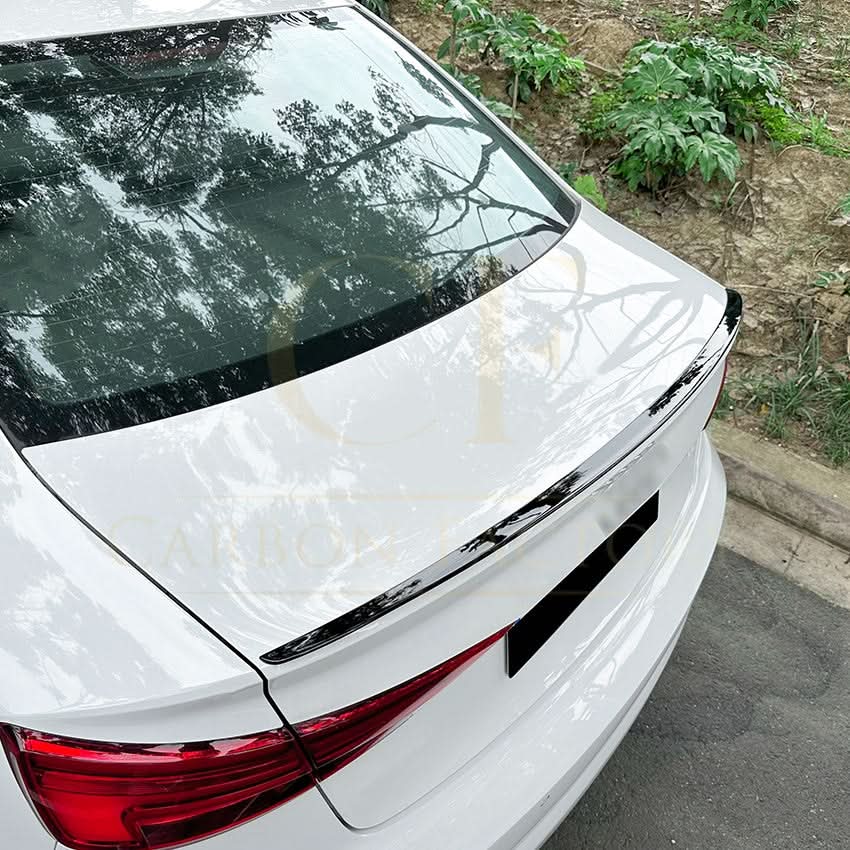 P Style Gloss Black Boot Spoiler for Audi A3 8V S3 RS3 Saloon 13-20 - Carbon Factory