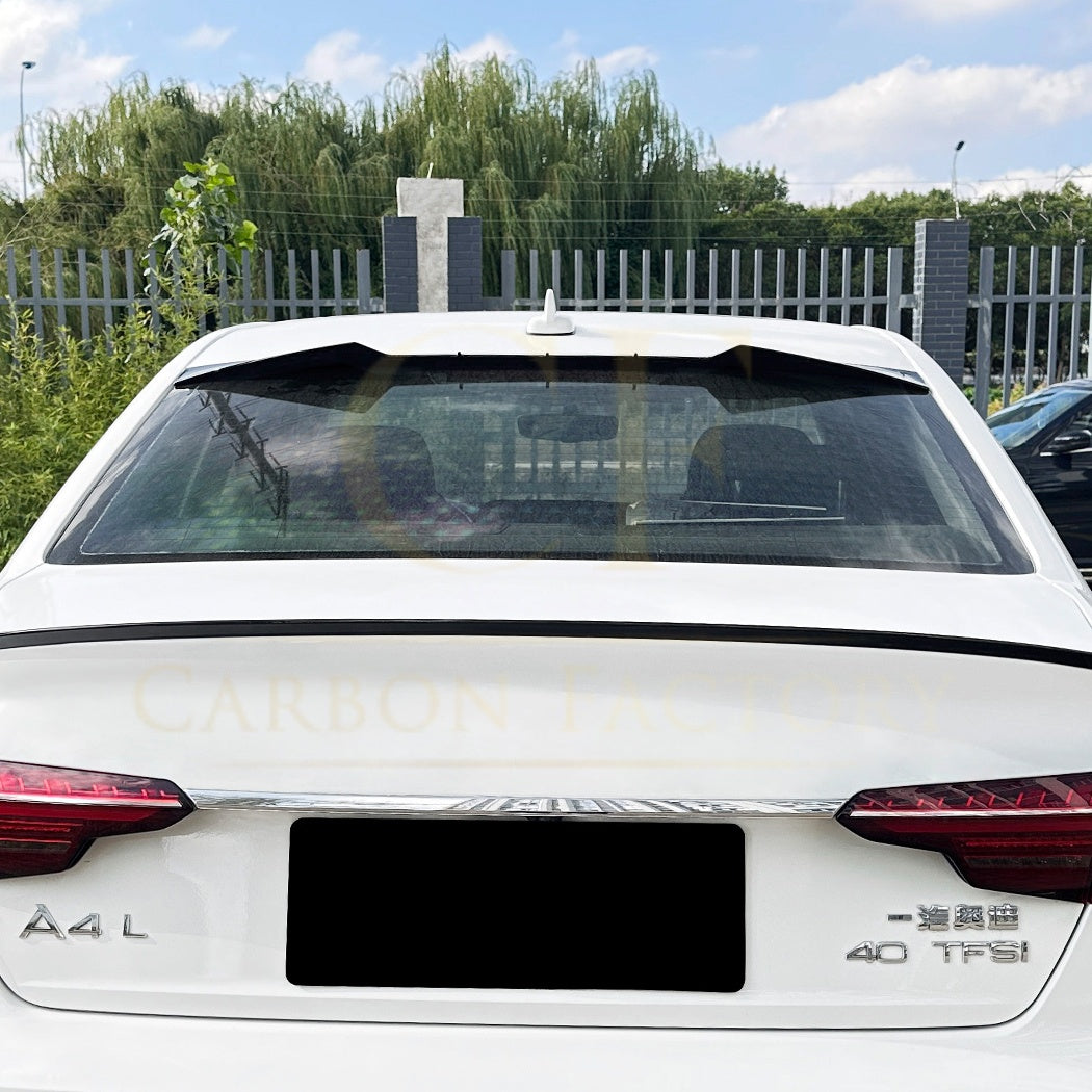 Gloss Black Roof Spoiler for Audi A4 S4 B9 B9.5 15-25 - Carbon Factory