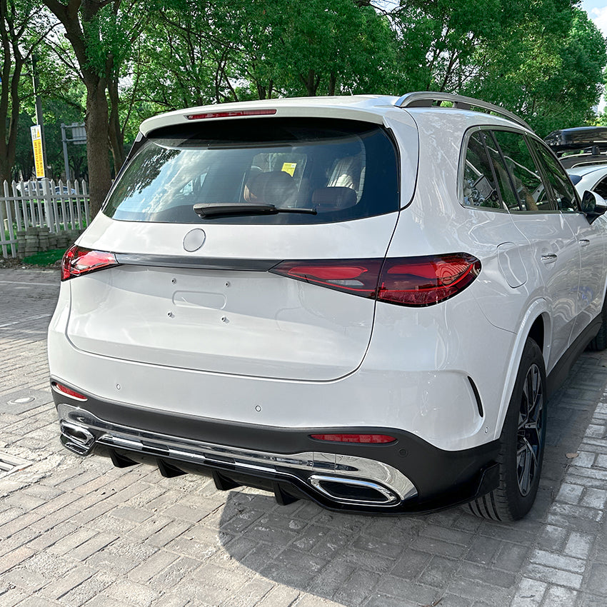 A Style Gloss Black Diffuser for Mercedes Benz X254 GLC SUV 23-26