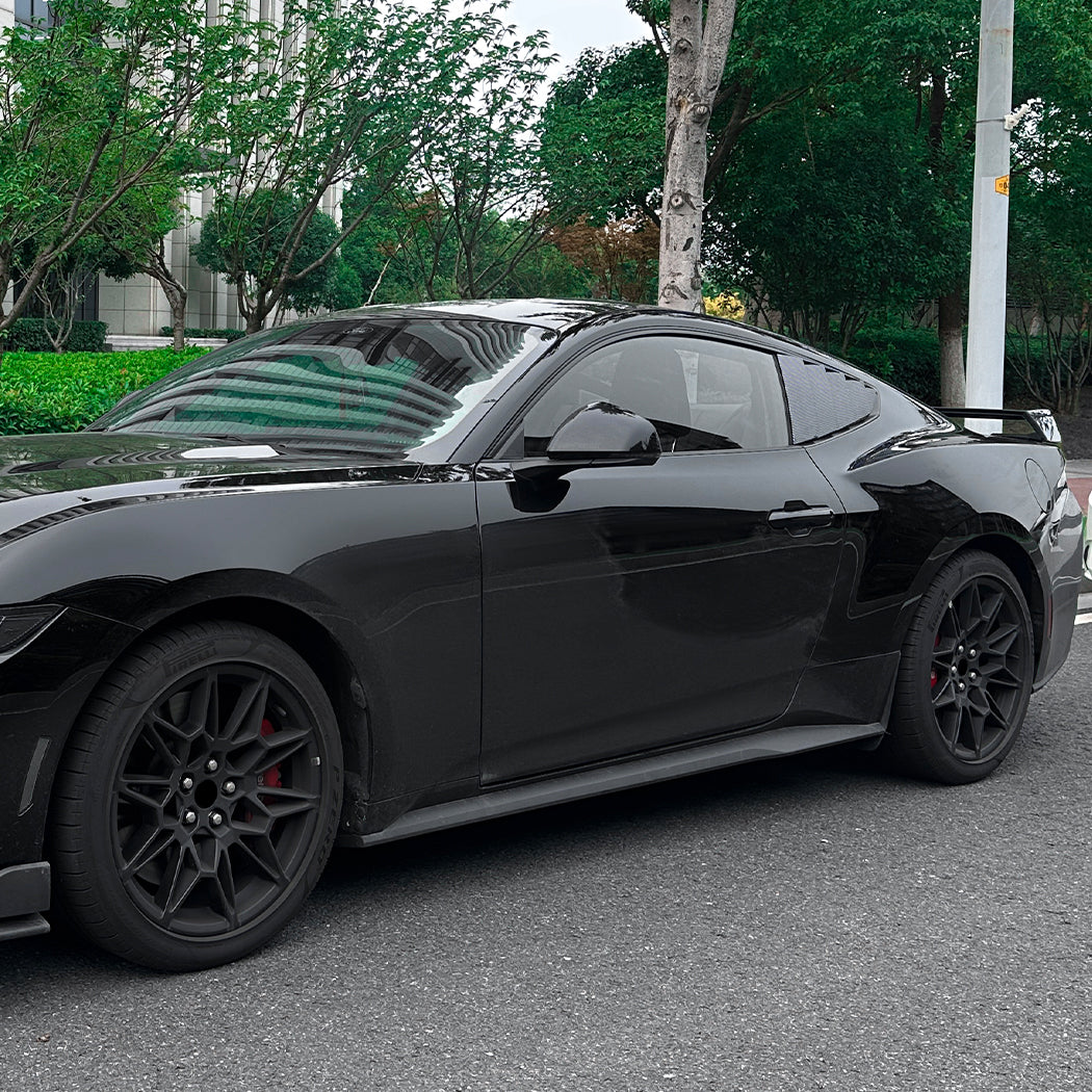 Gloss Black Window Louvers for Ford Mustang S650 MK7 24-Present