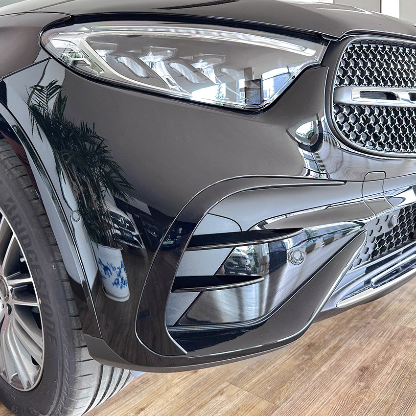 Gloss Black Front Side Trims for Mercedes Benz X254 GLC 23-26